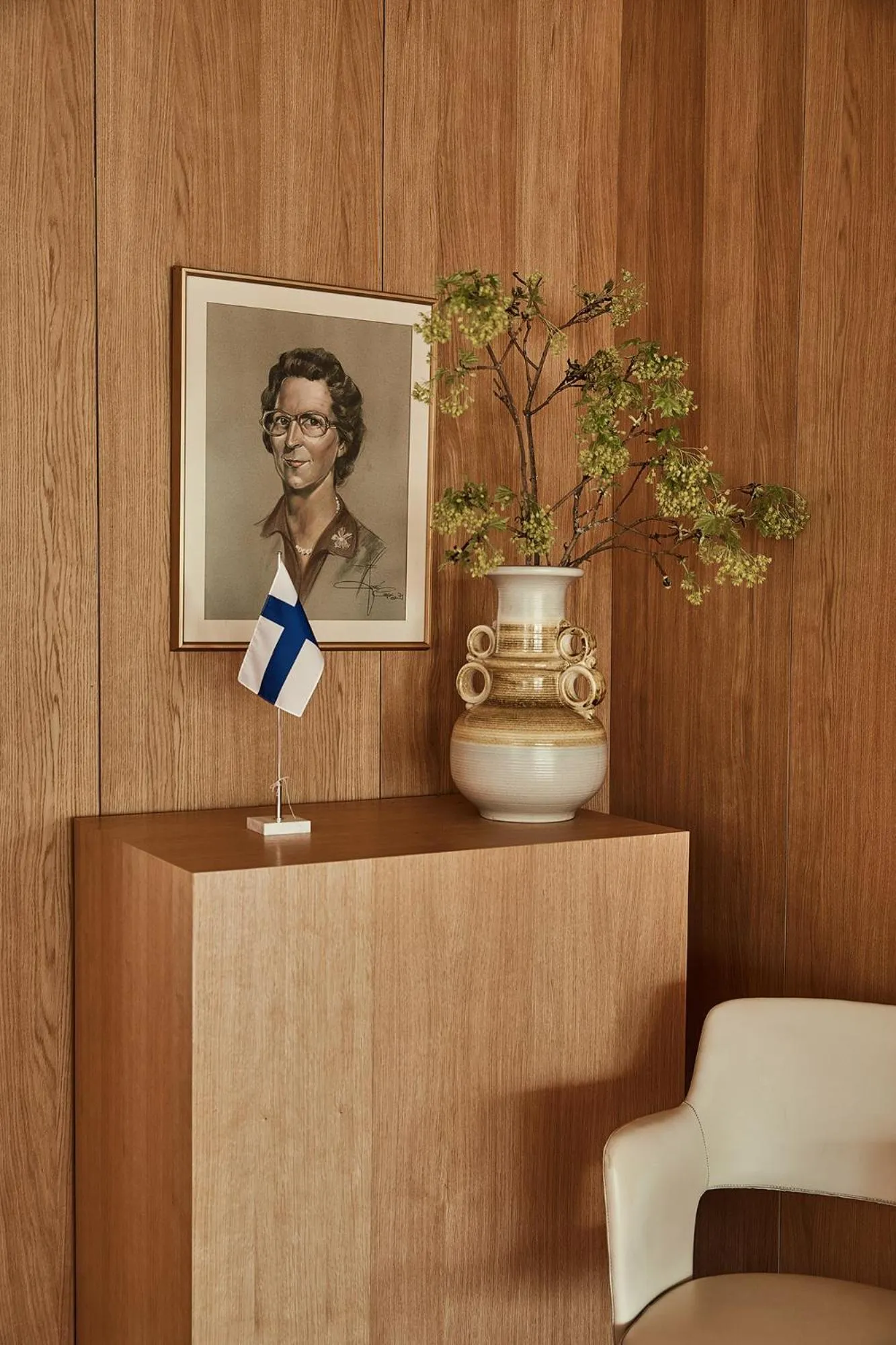 Decorative detail in Hotelli Vihannonkulma