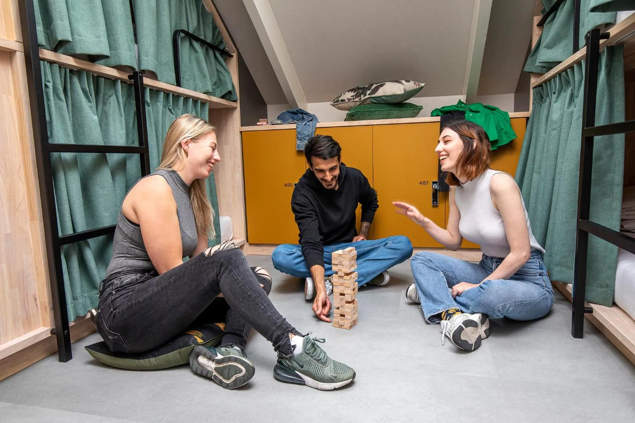 People in The Bee Hostel