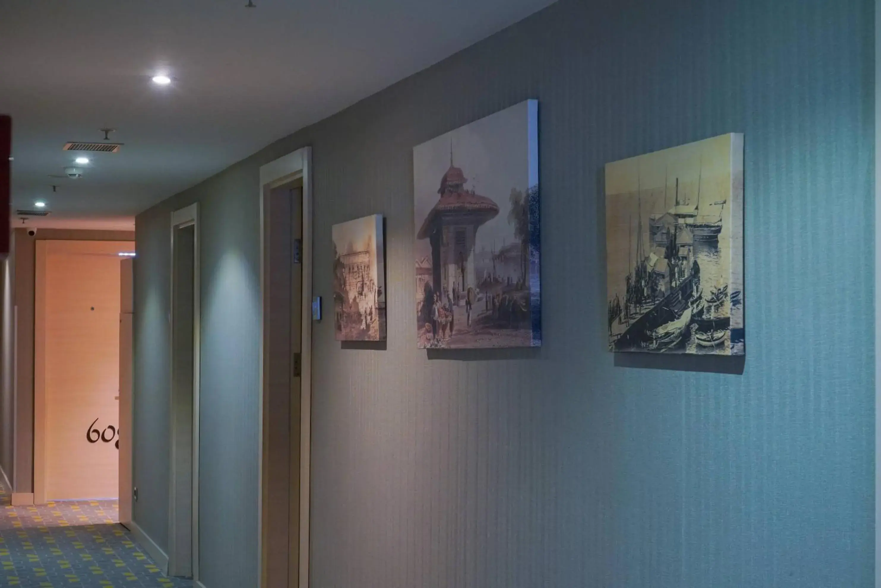 Property building in Hotel Troya Property building in Hotel Troya