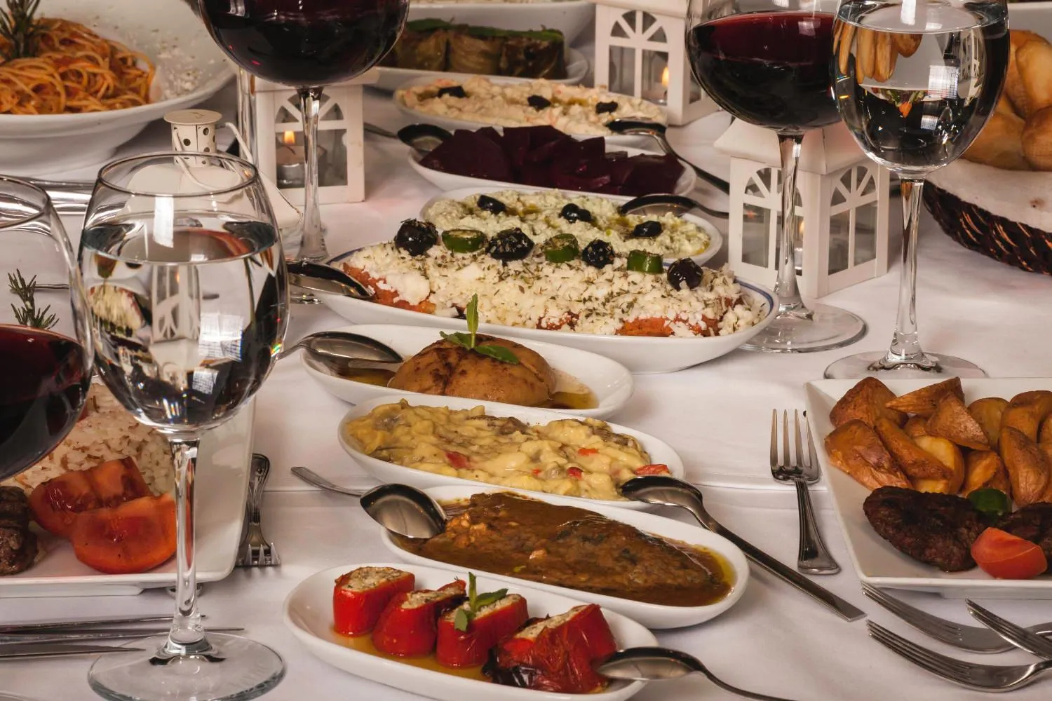 Food close-up in Hotel Troya