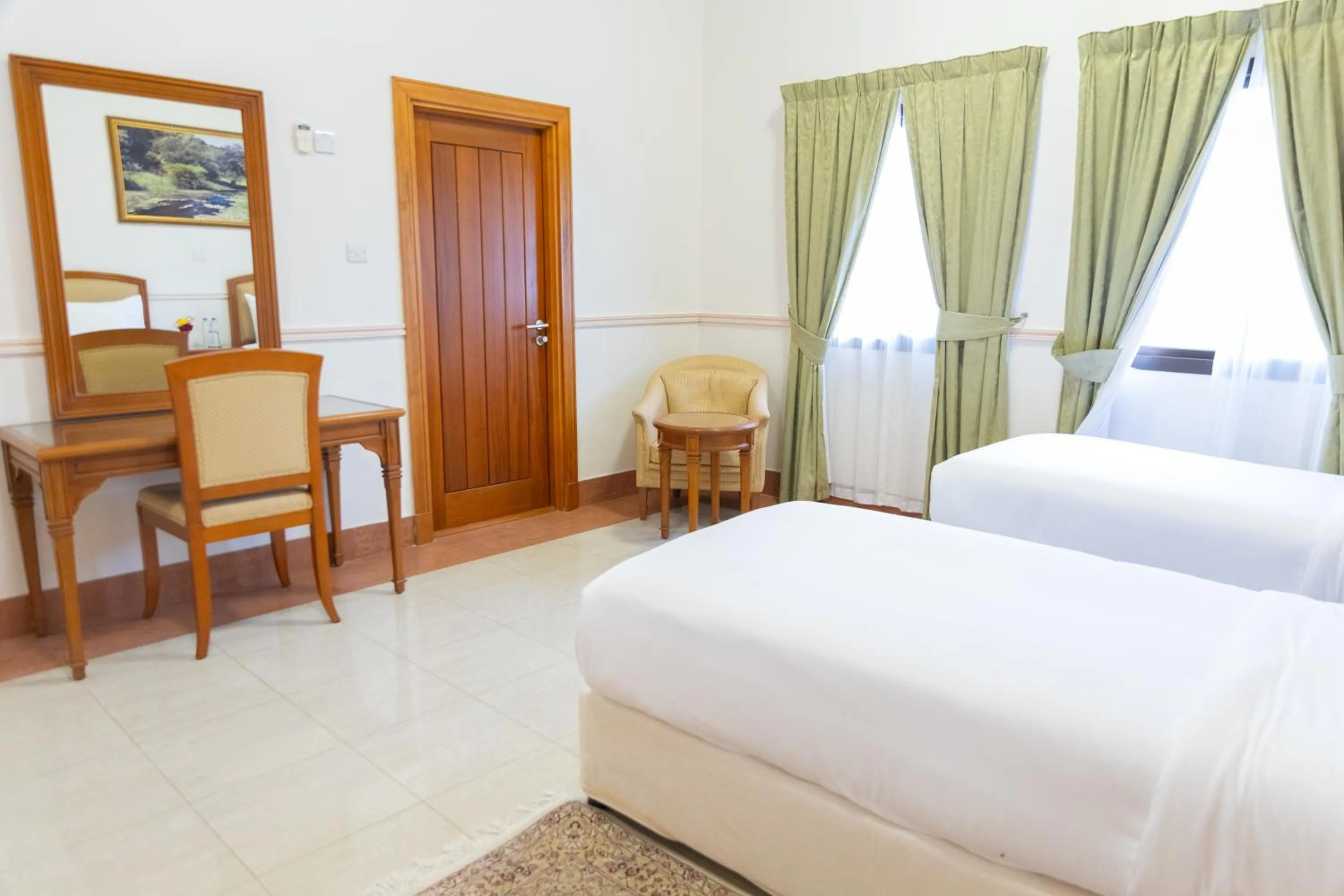 Bed in Al Shatti Villas