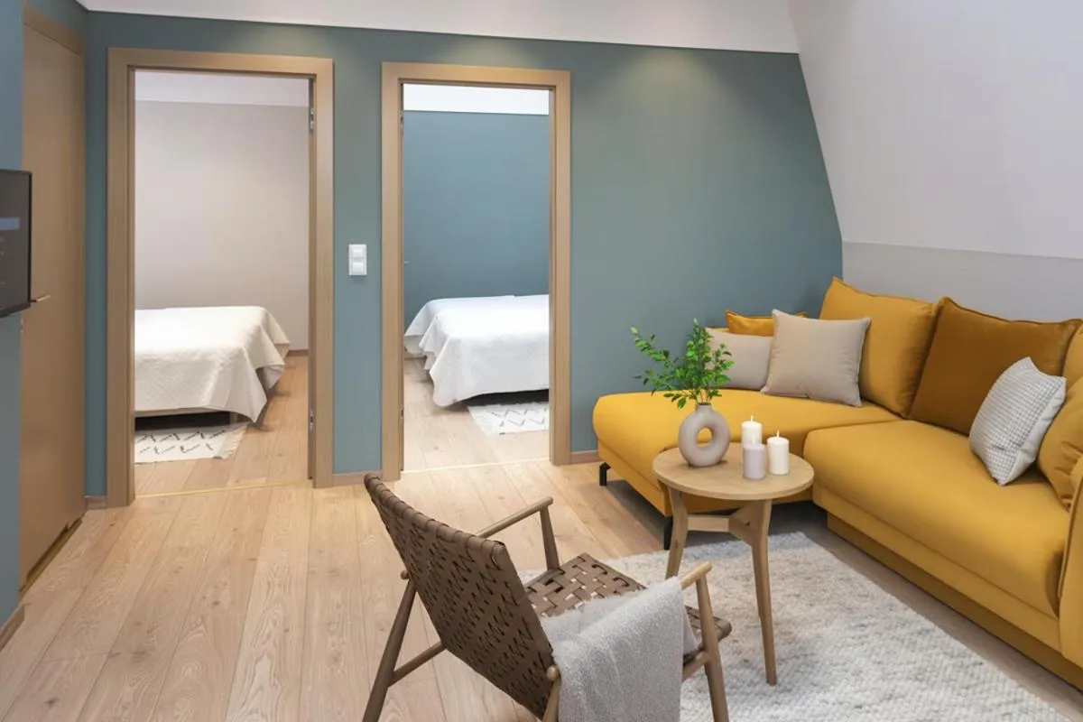 Bed in Monciak55 Sopot Apartments by StayLab