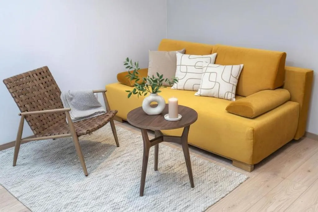 Living room in Monciak55 Sopot Apartments by StayLab