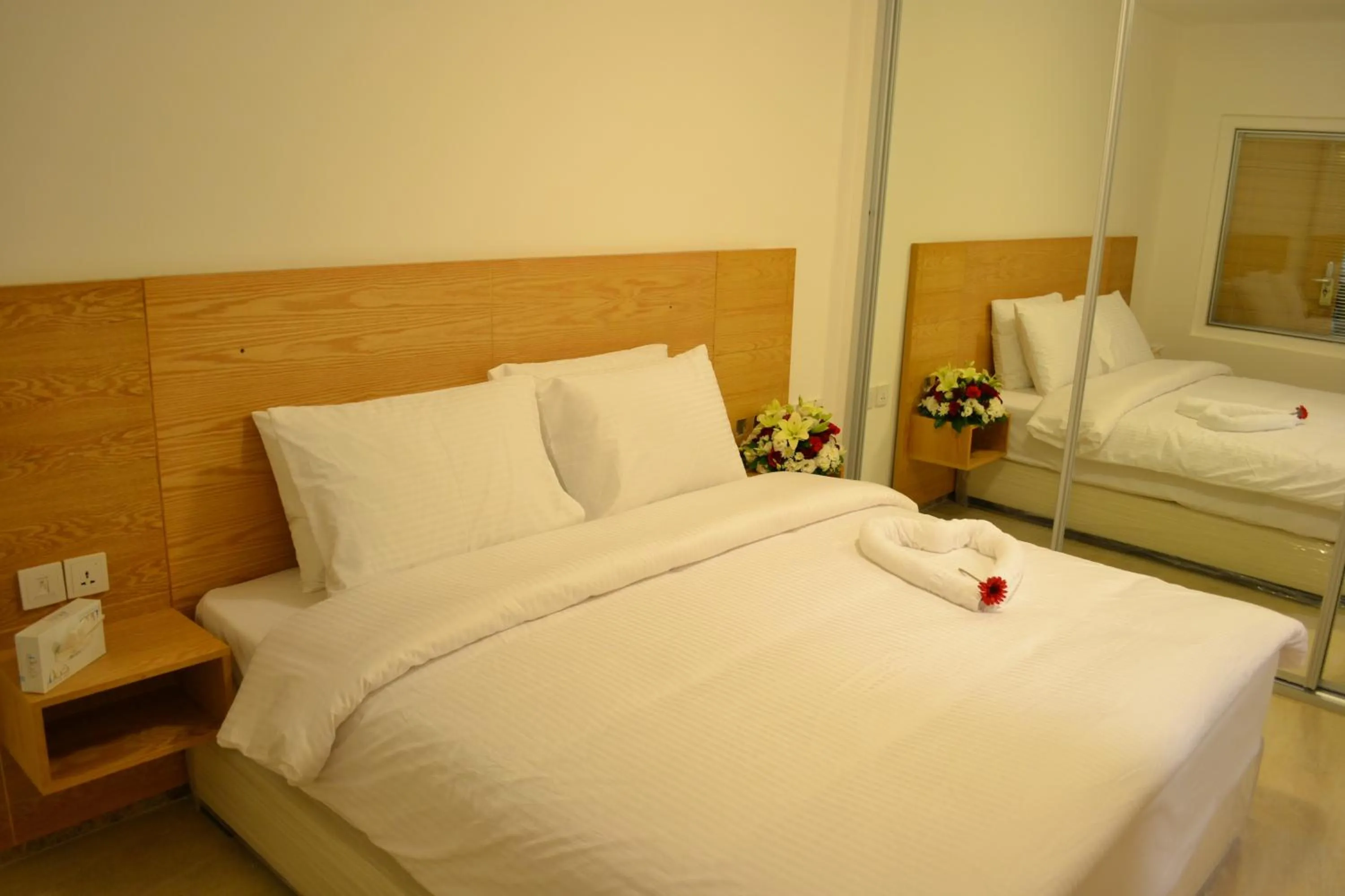 Bedroom, Bed in Khuttar Apartment