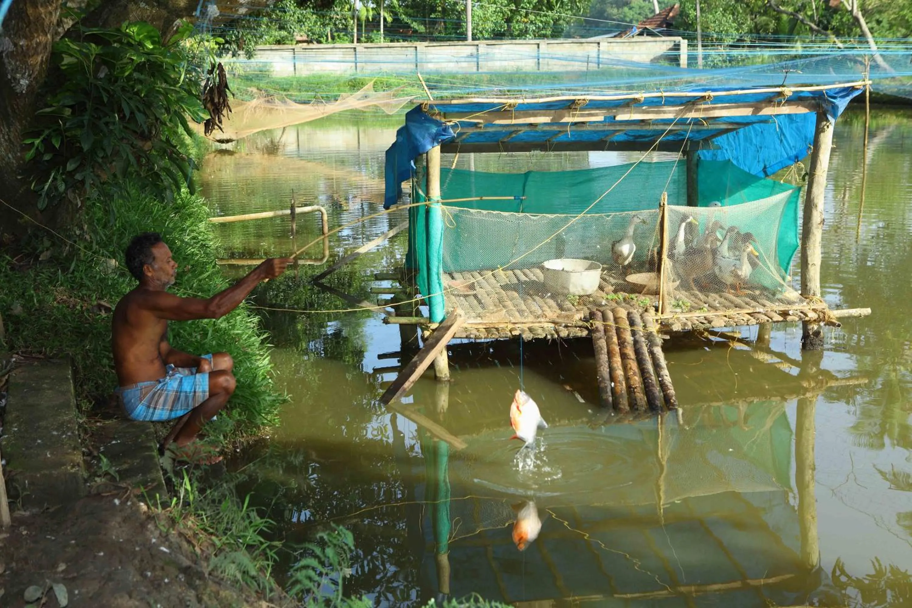 River view in Kurialacherry House Alleppey