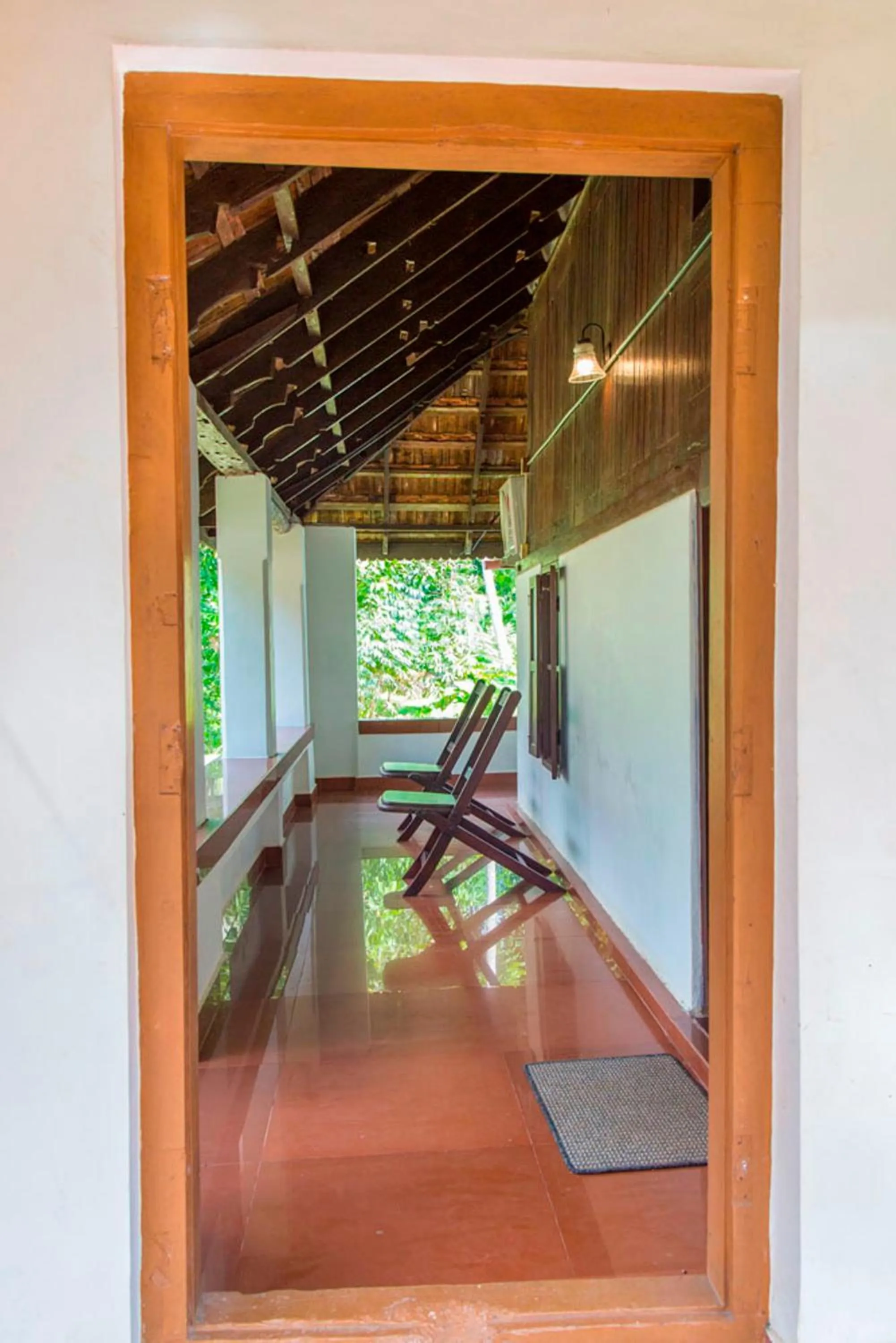 Seating area in Kurialacherry House Alleppey