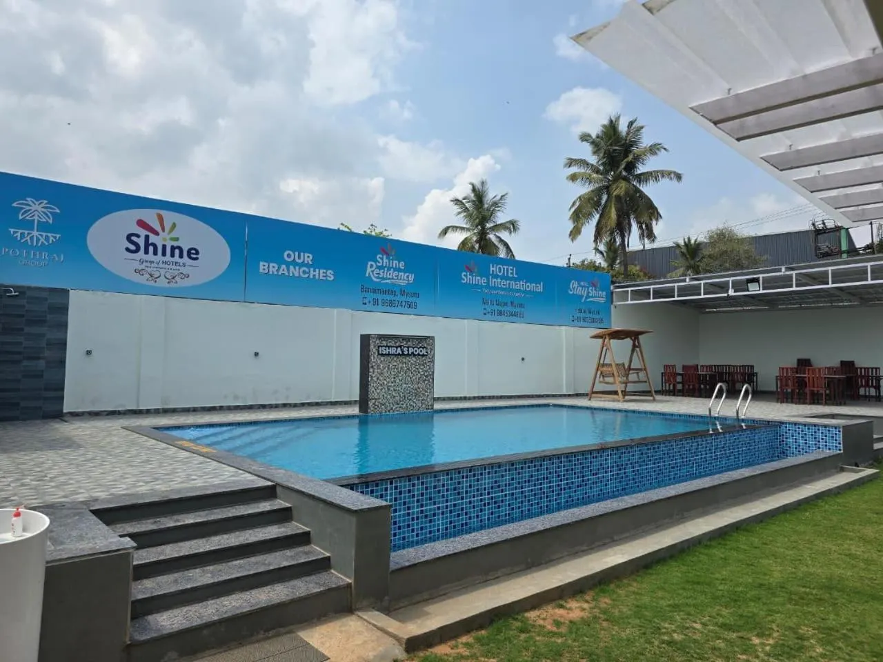 Swimming pool in Shine Residency