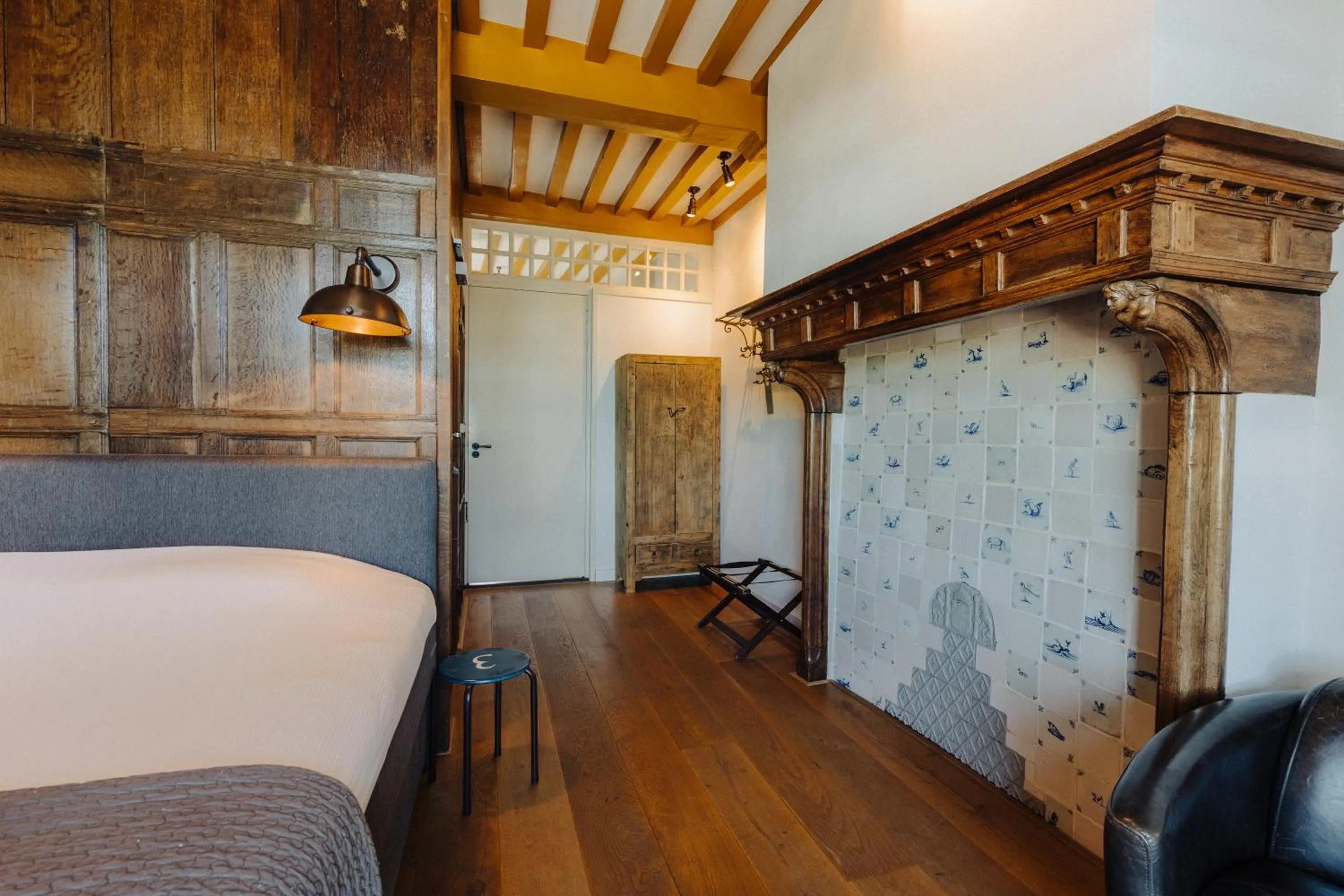 Bed in Hotel De Heeren