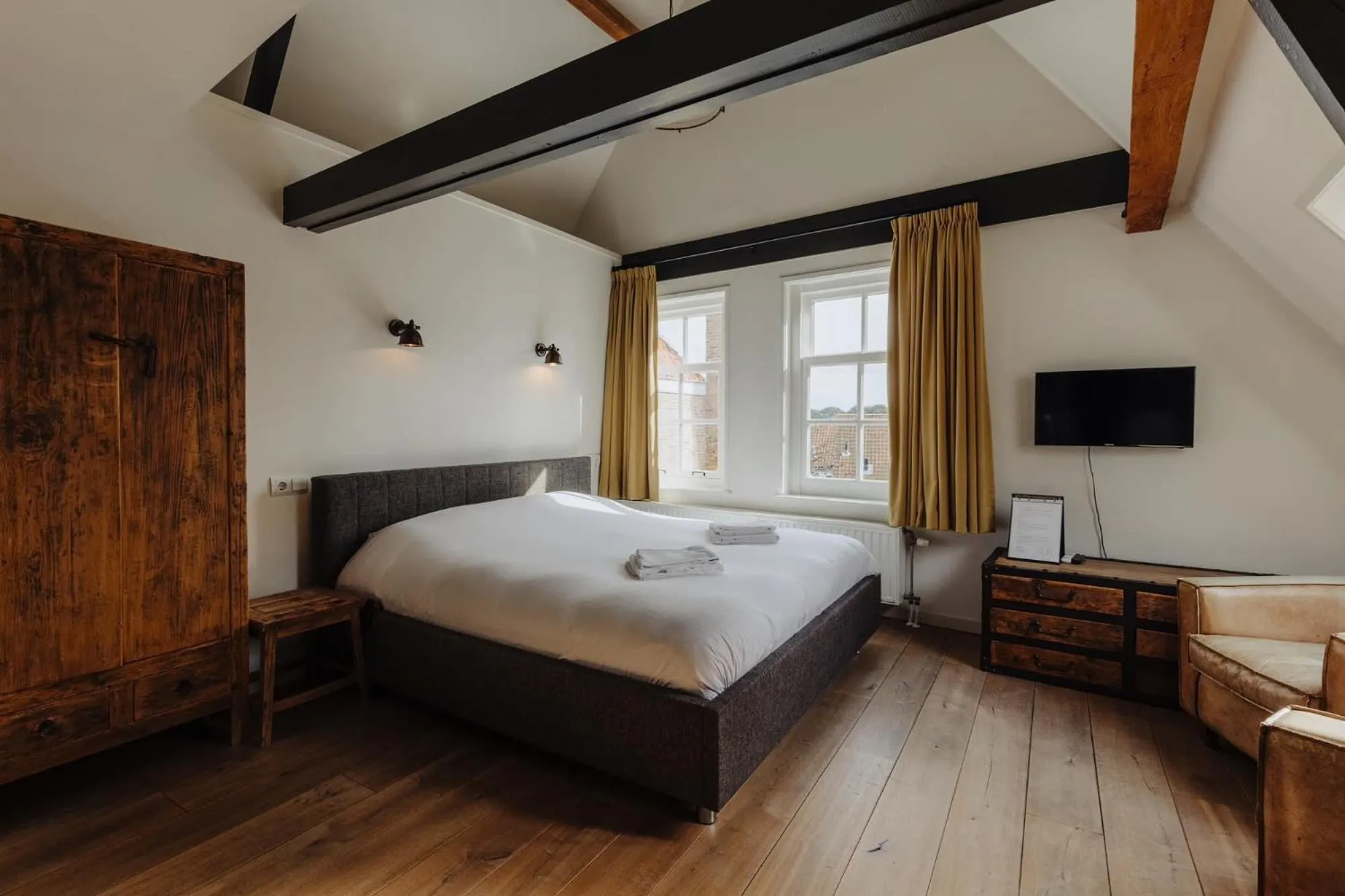 Bed in Hotel De Heeren