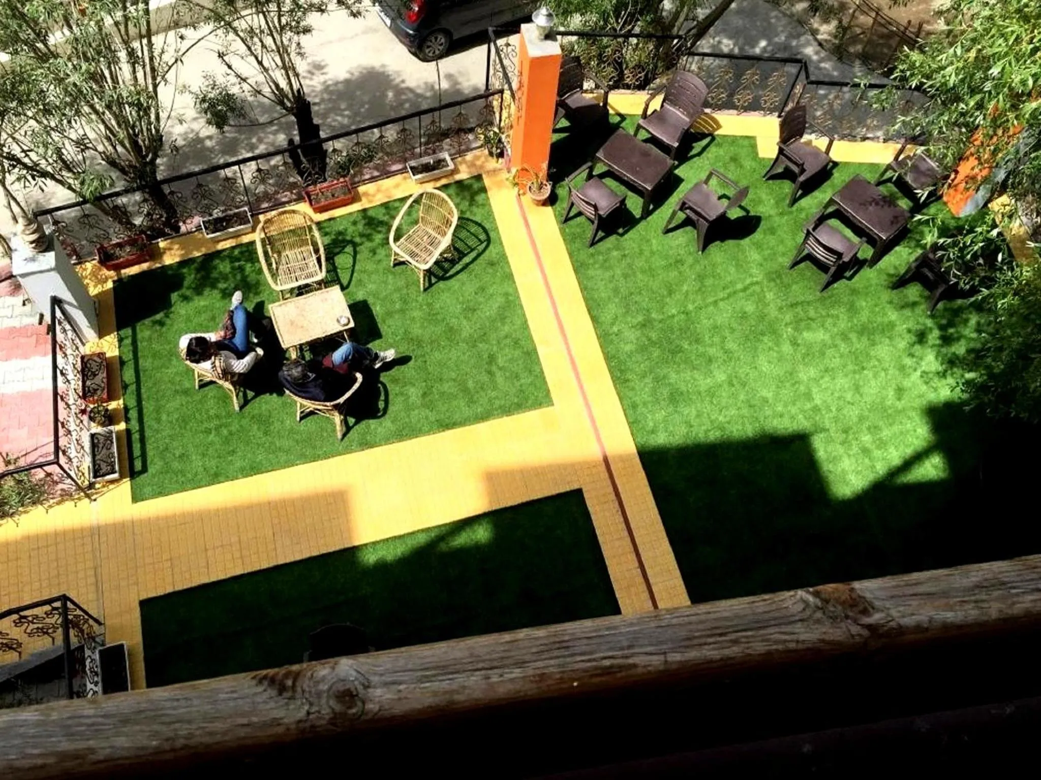 Patio in Hotel Grand Himalaya