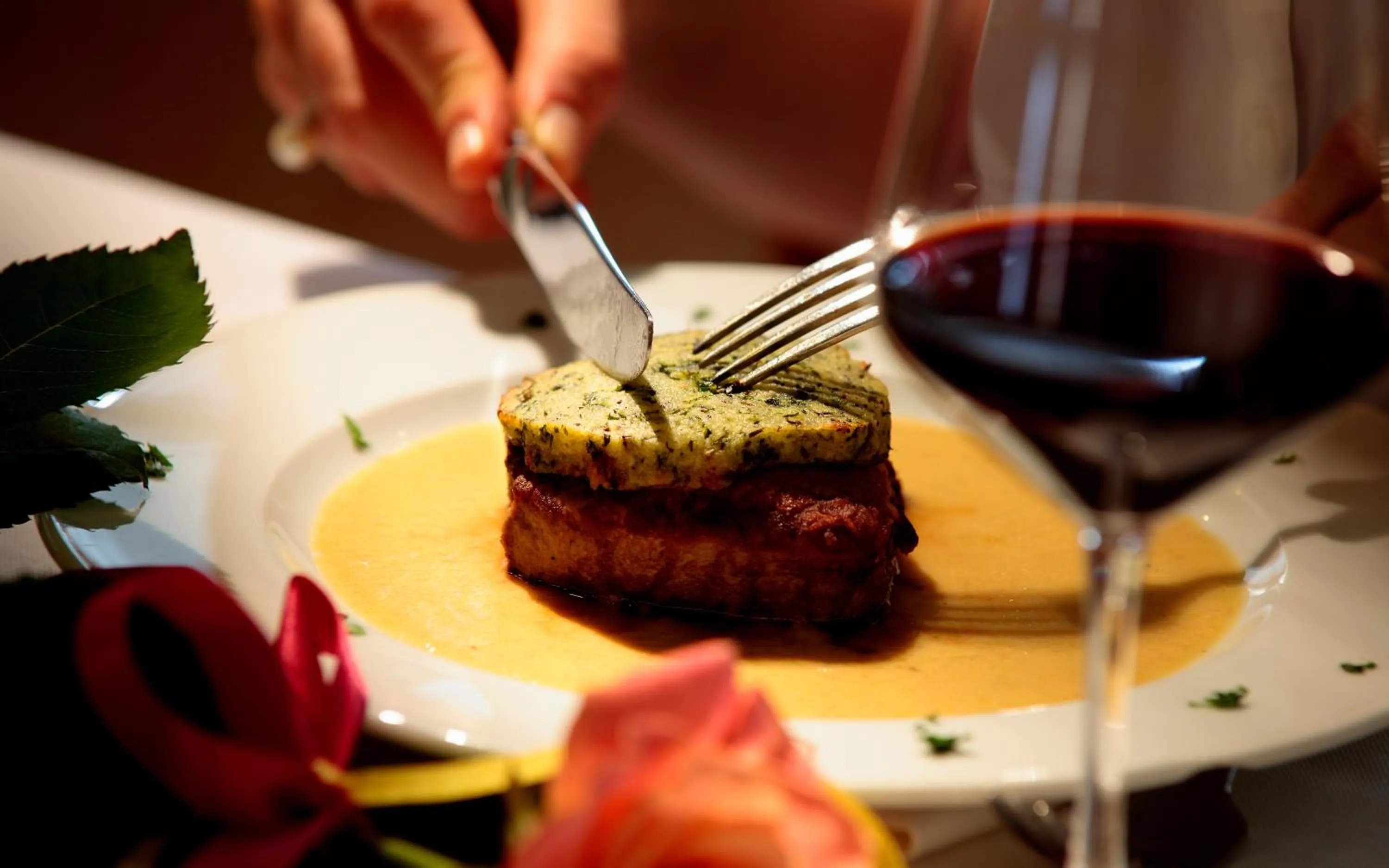 Restaurant/places to eat in Hotel Croce Bianca