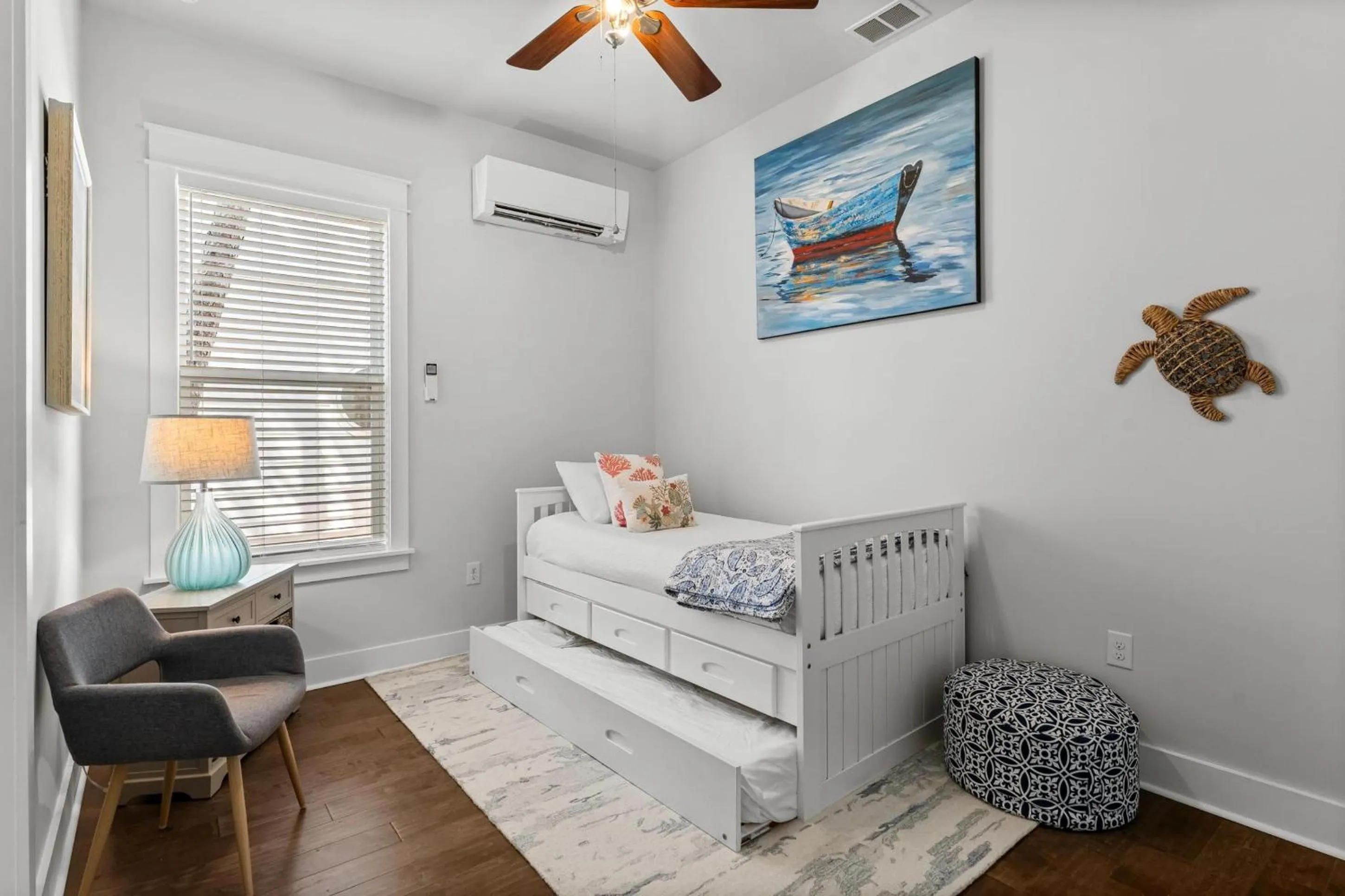 Bed in 30A Pet Friendly Beach House - 33 Sunset by Panhandle Getaways