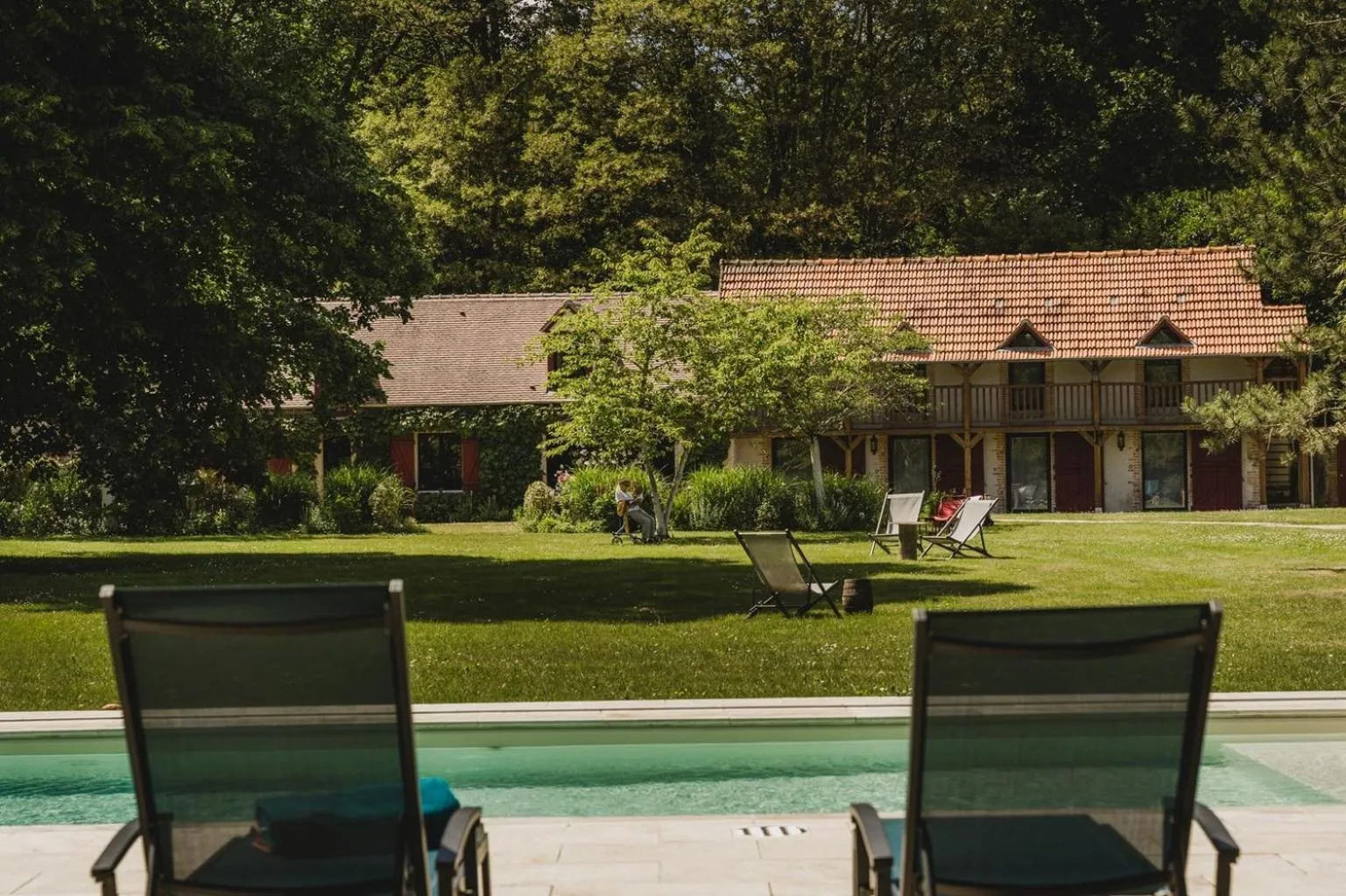 Swimming pool in Domaine de Montizeau