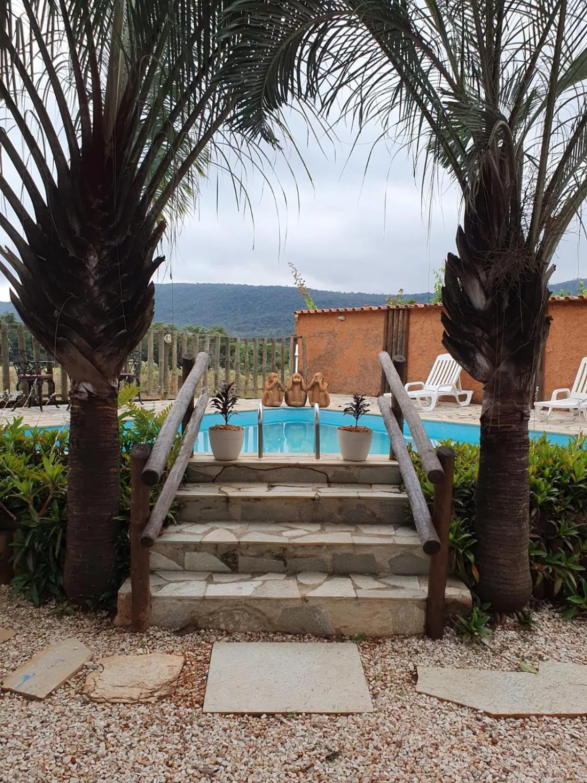 Swimming pool in Pousada Recanto dos Leões