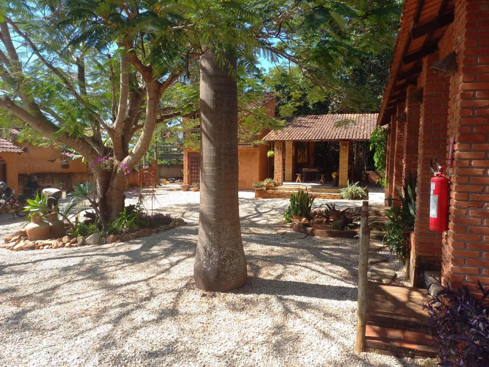 Garden view in Pousada Recanto dos Leões