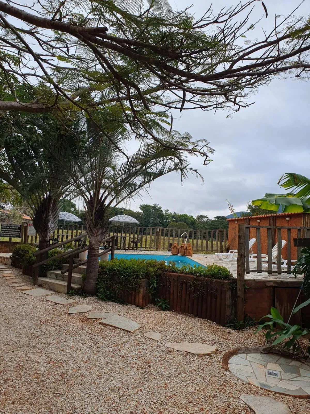 Swimming pool in Pousada Recanto dos Leões