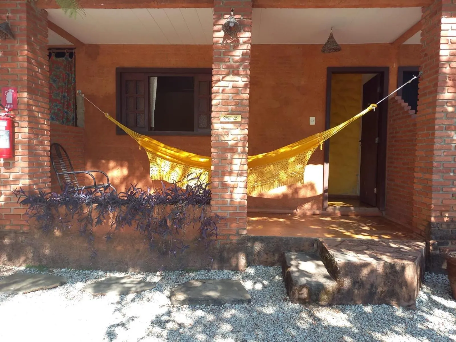 Patio in Pousada Recanto dos Leões