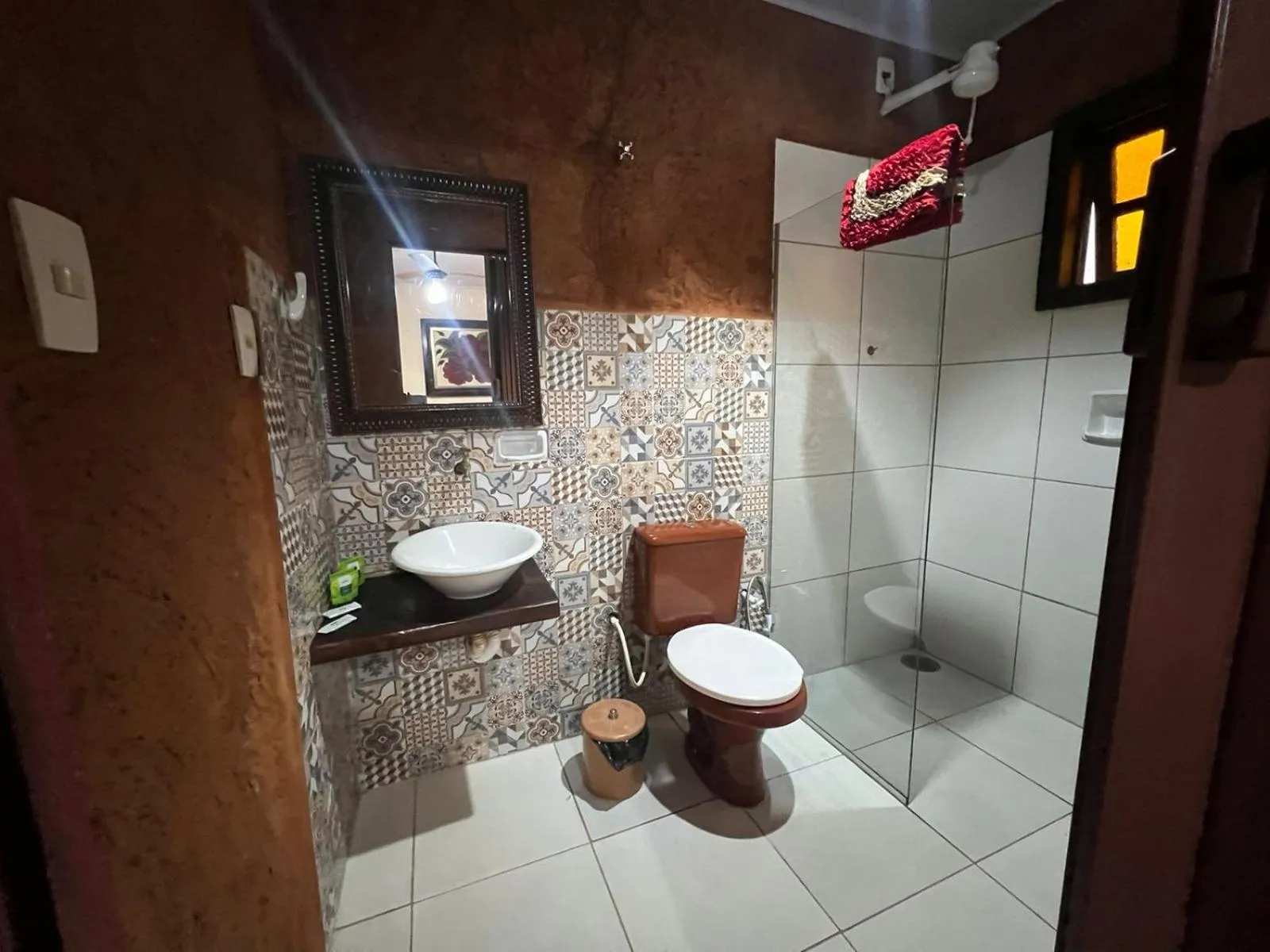 Bathroom in Pousada Recanto dos Leões