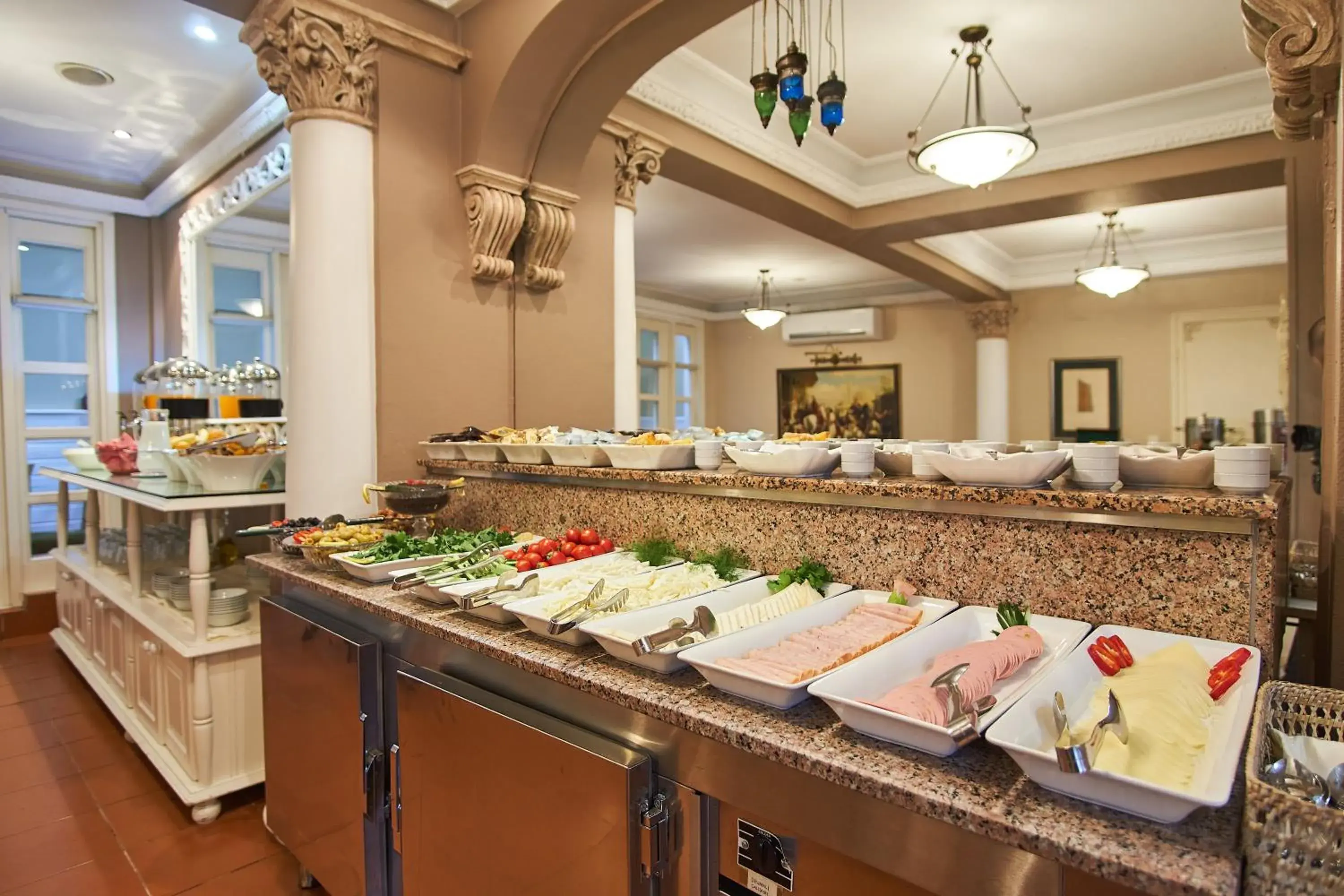 Buffet breakfast in Celal Sultan Hotel Special Class Buffet breakfast in Celal Sultan Hotel Special Class