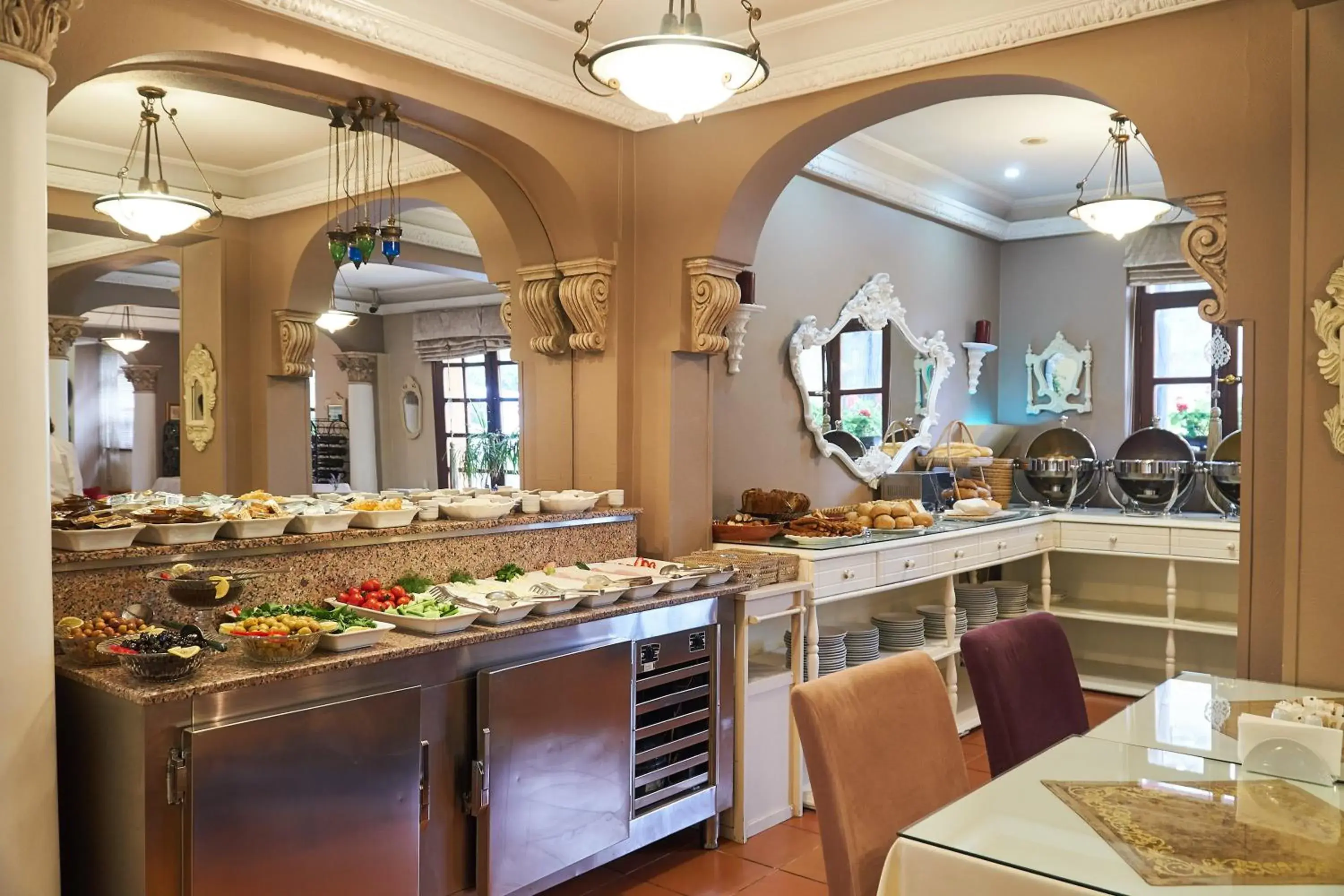 Buffet breakfast in Celal Sultan Hotel Special Class Buffet breakfast in Celal Sultan Hotel Special Class