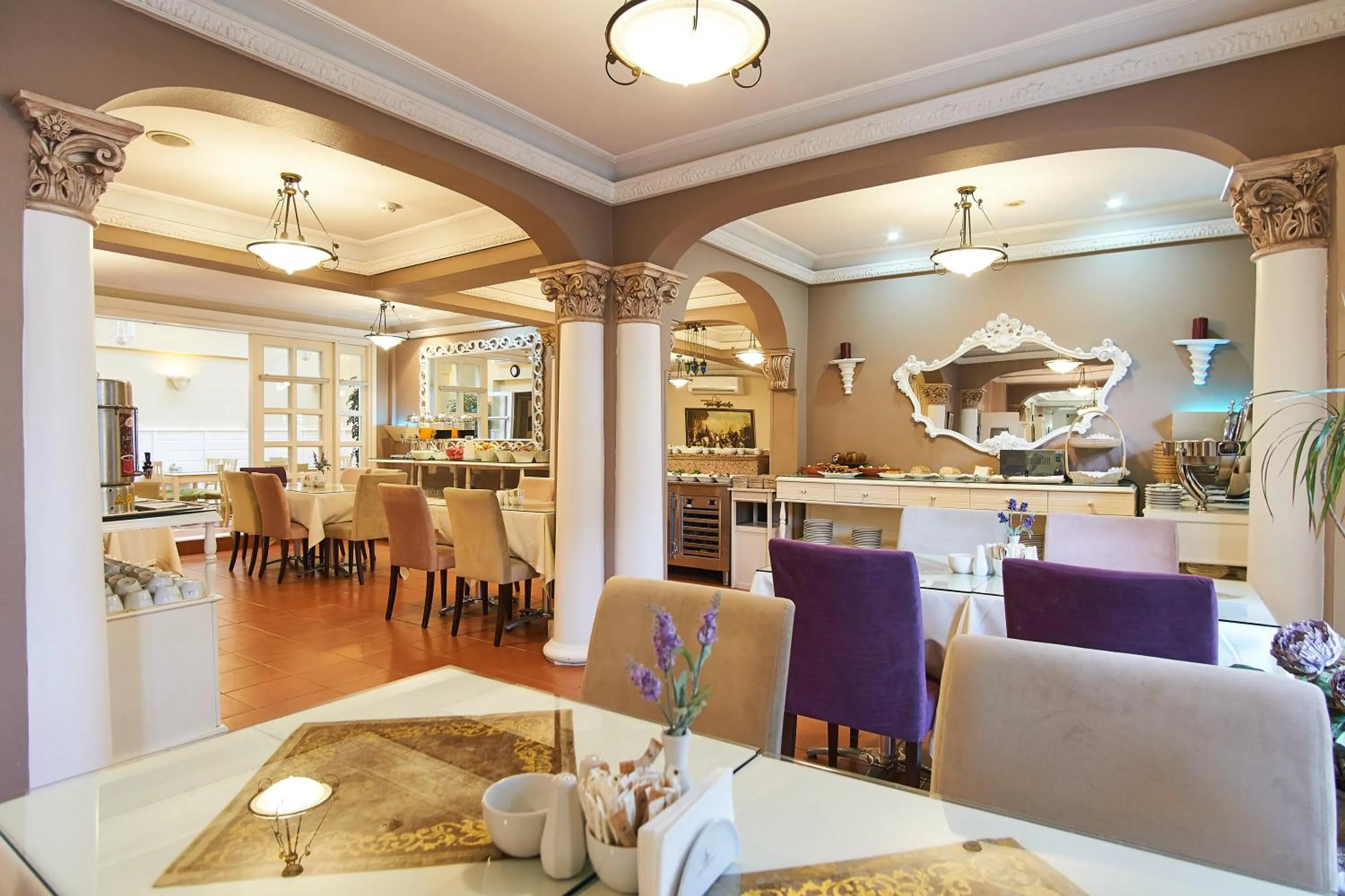 Buffet breakfast in Celal Sultan Hotel Special Class