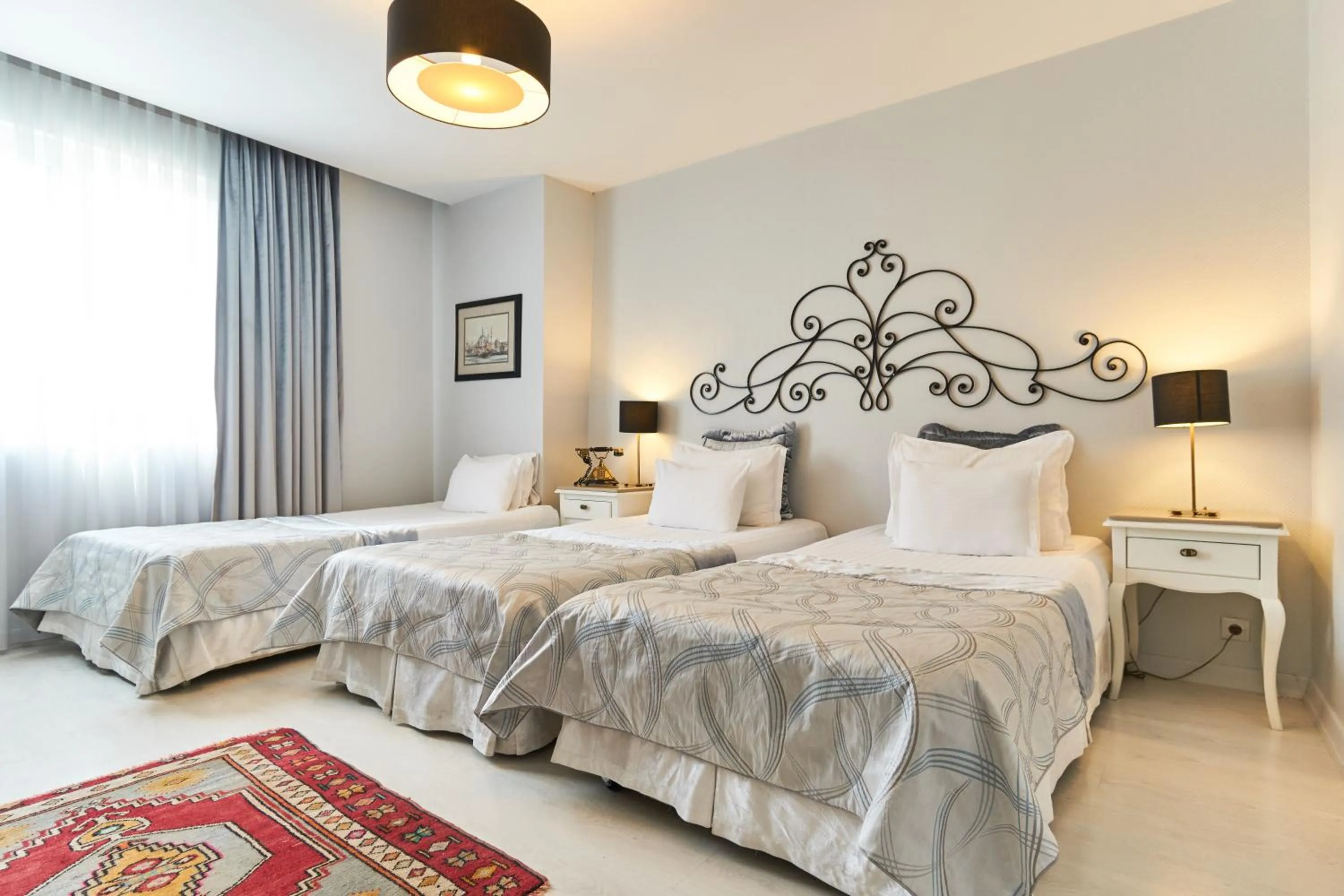 Bed in Celal Sultan Hotel Special Class