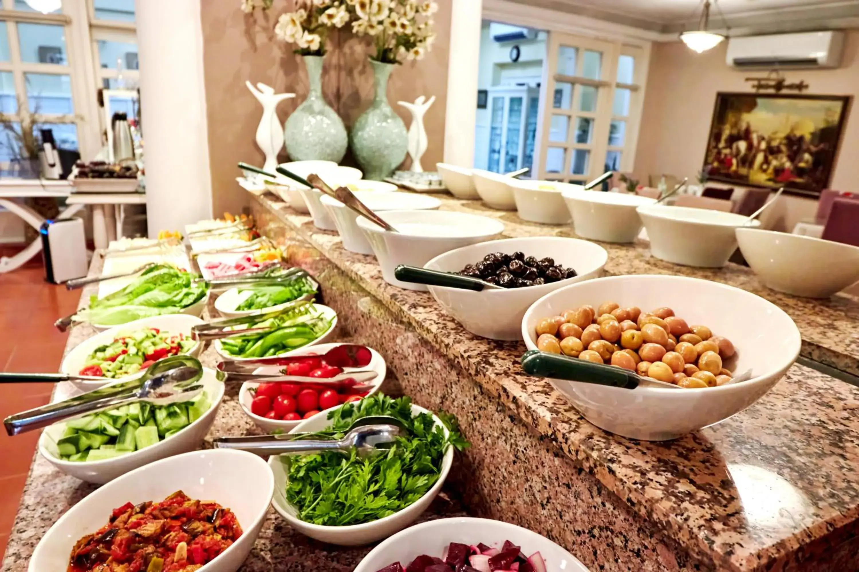 Buffet breakfast in Celal Sultan Hotel Special Class Buffet breakfast in Celal Sultan Hotel Special Class