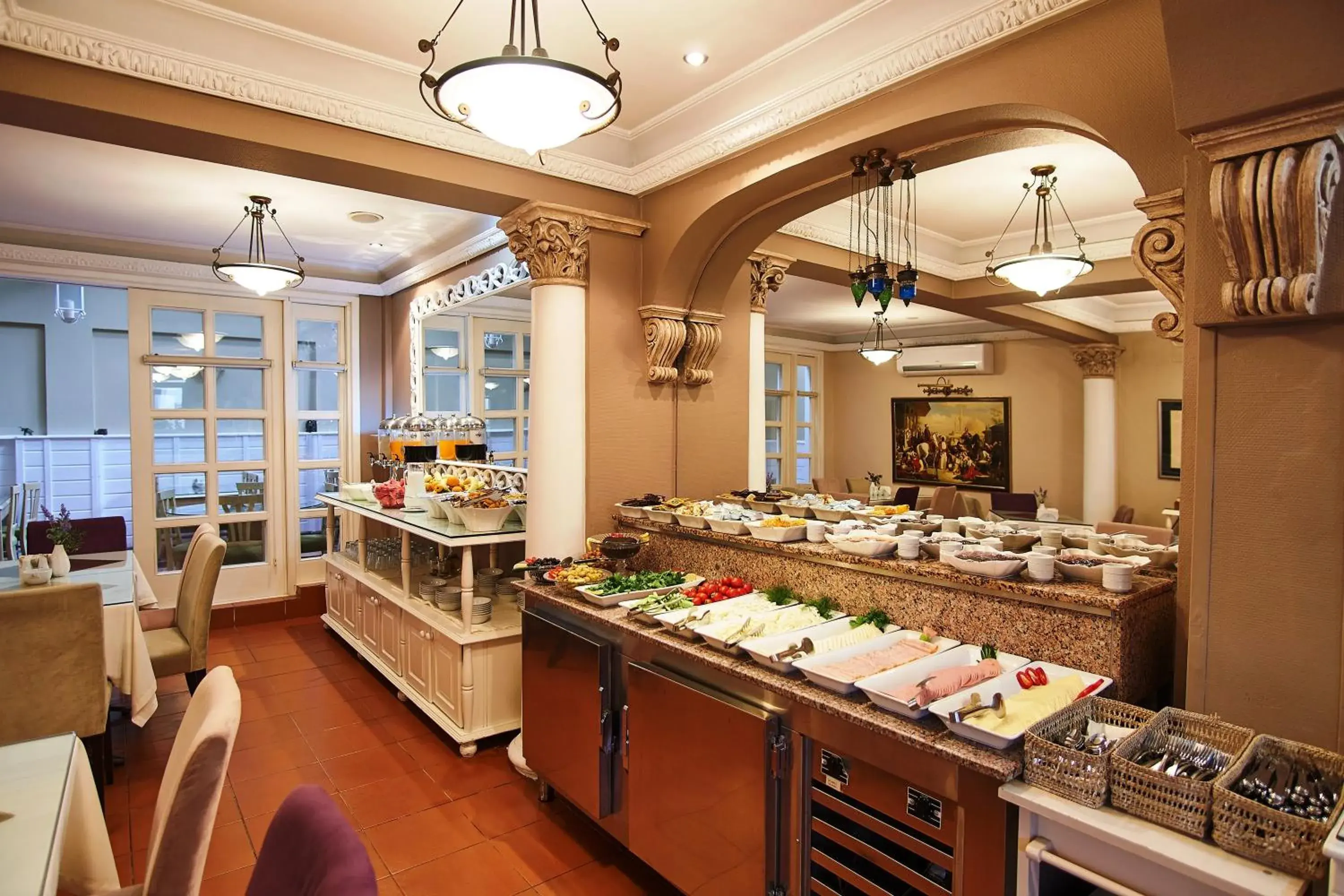 Buffet breakfast in Celal Sultan Hotel Special Class Buffet breakfast in Celal Sultan Hotel Special Class