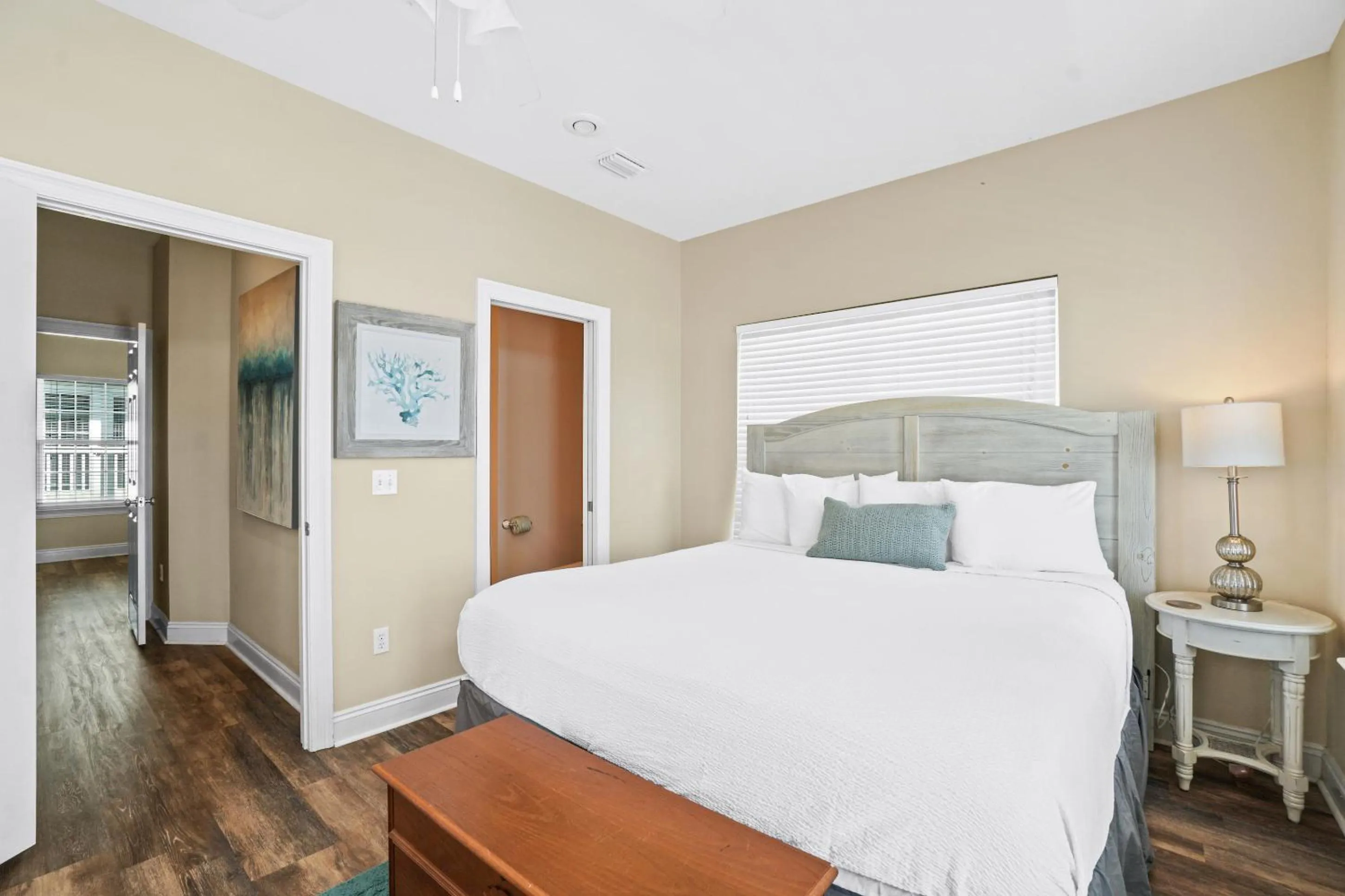 Bed in Summer Towne by Panhandle Getaways