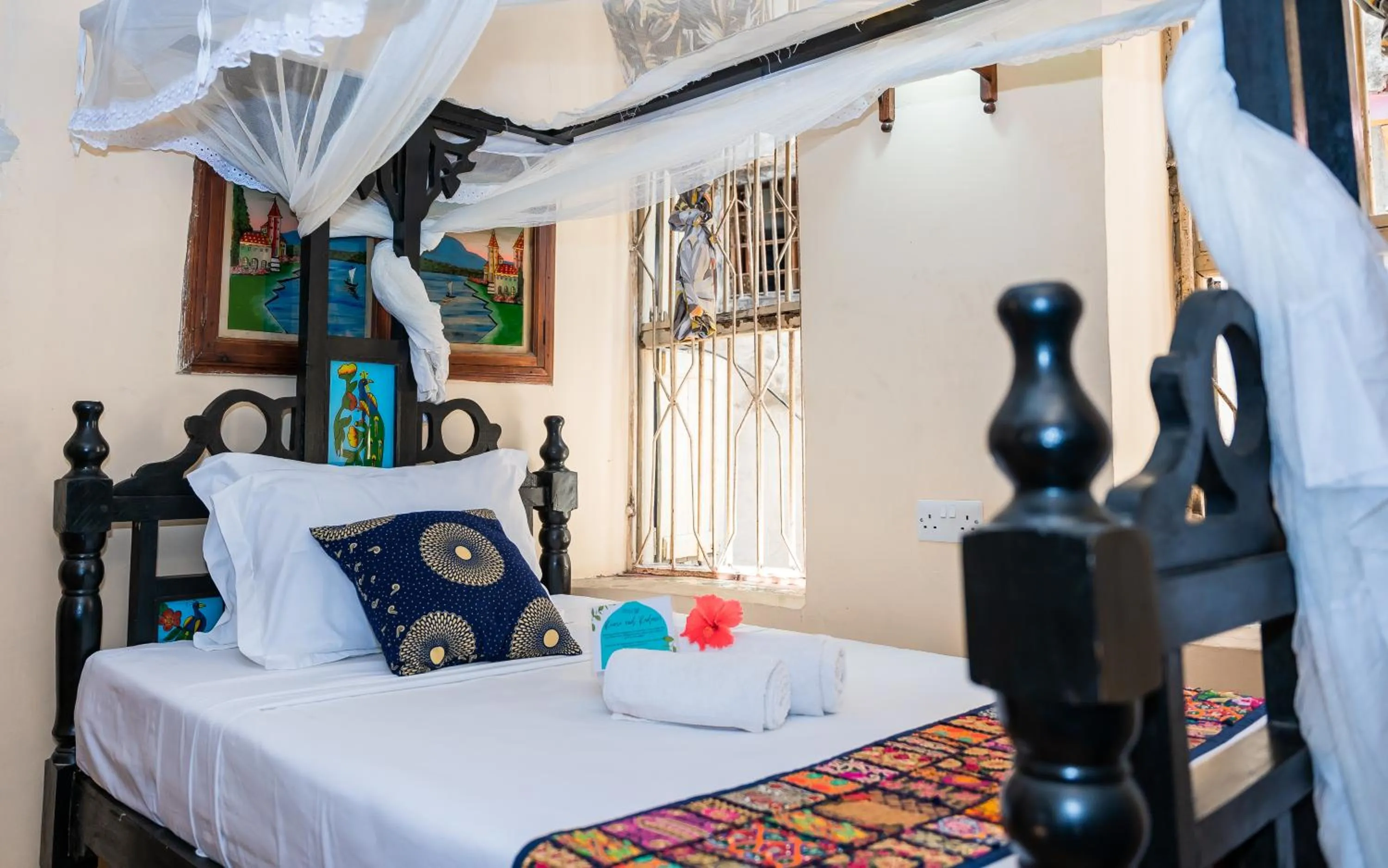 View (from property/room), Bed in Emerald Palm Boutique Hotel