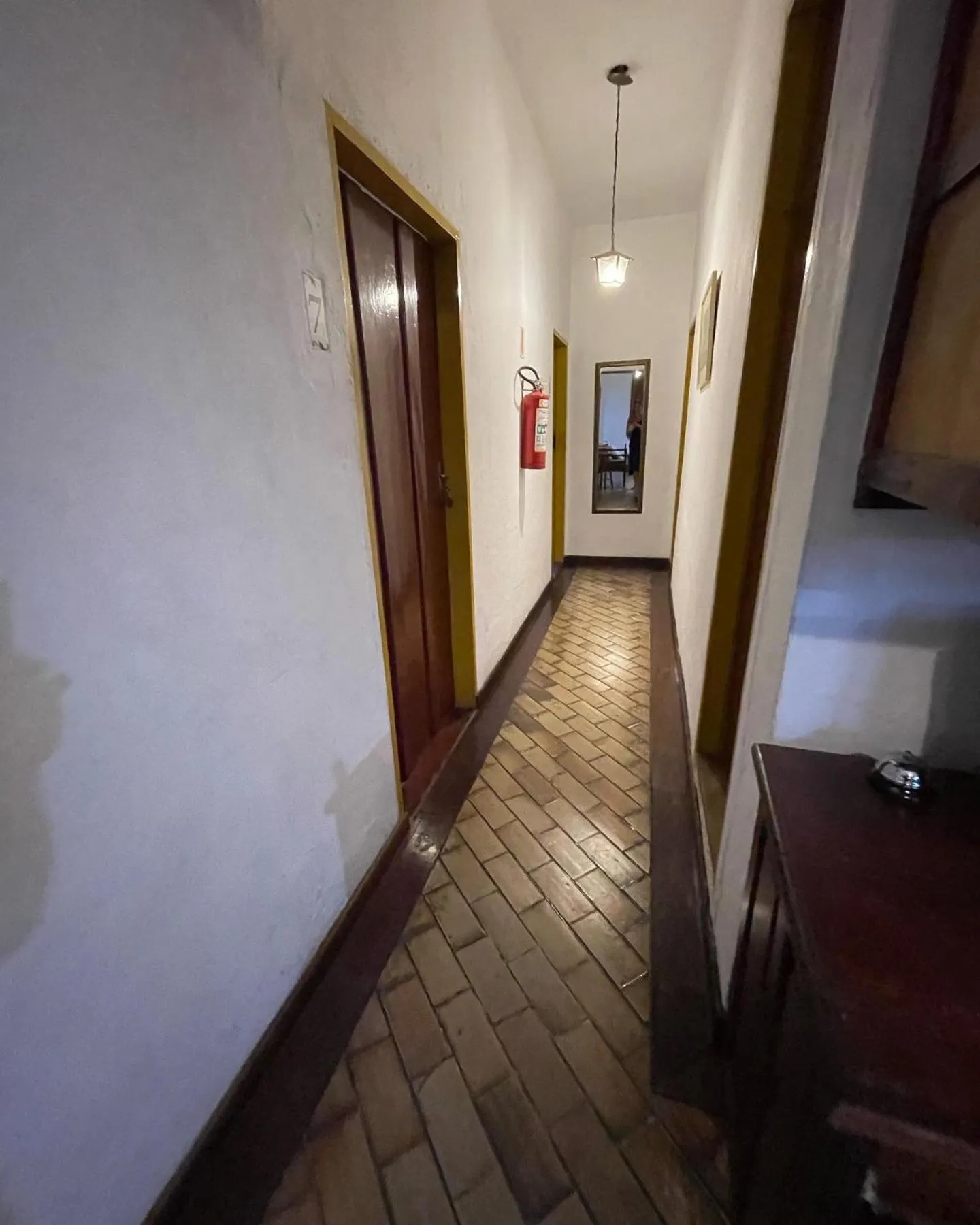 Inner courtyard view in Café e Prosa Centro Histórico