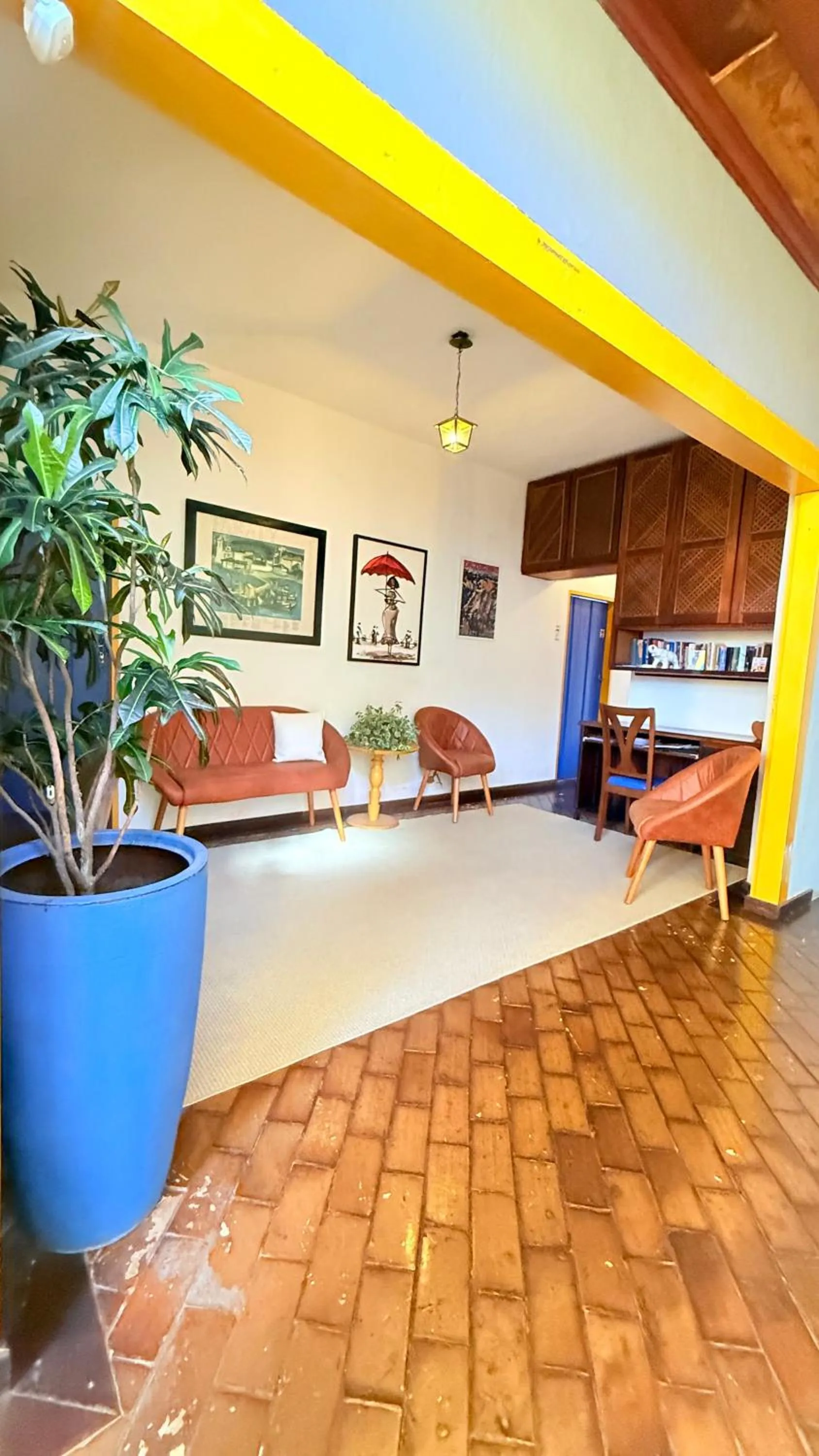 Inner courtyard view in Café e Prosa Centro Histórico
