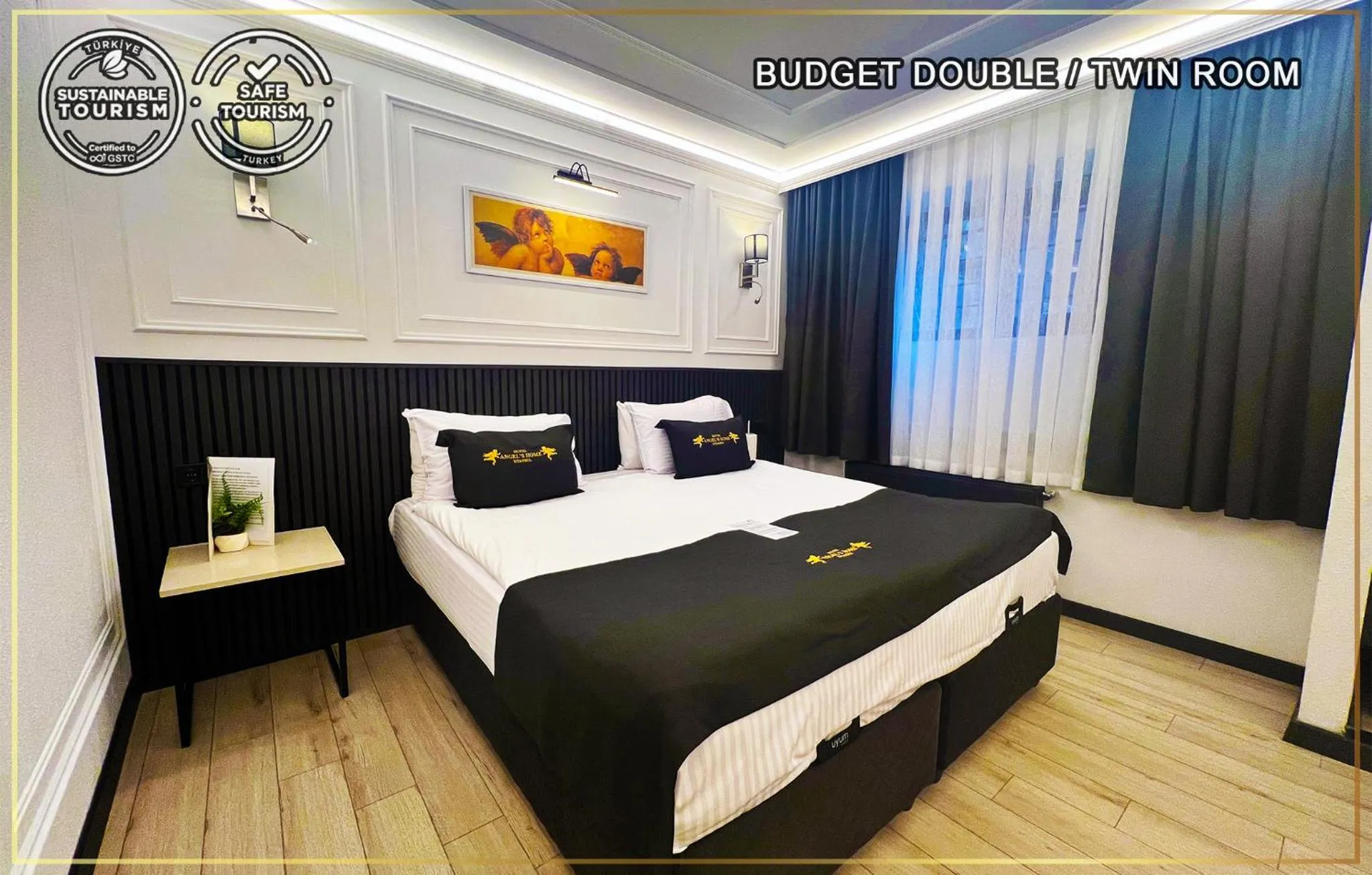 Bed in Angel's Home Hotel - Angel Group Hotels