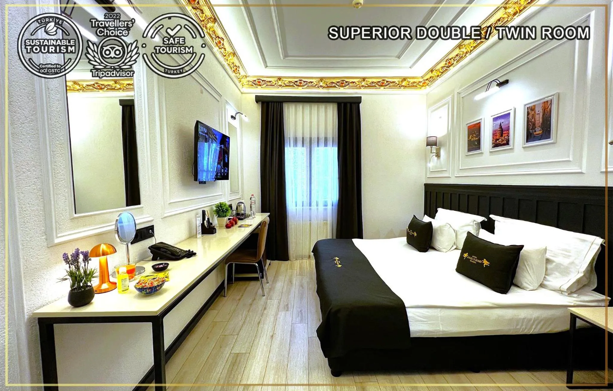 Bed in Angel's Home Hotel - Angel Group Hotels