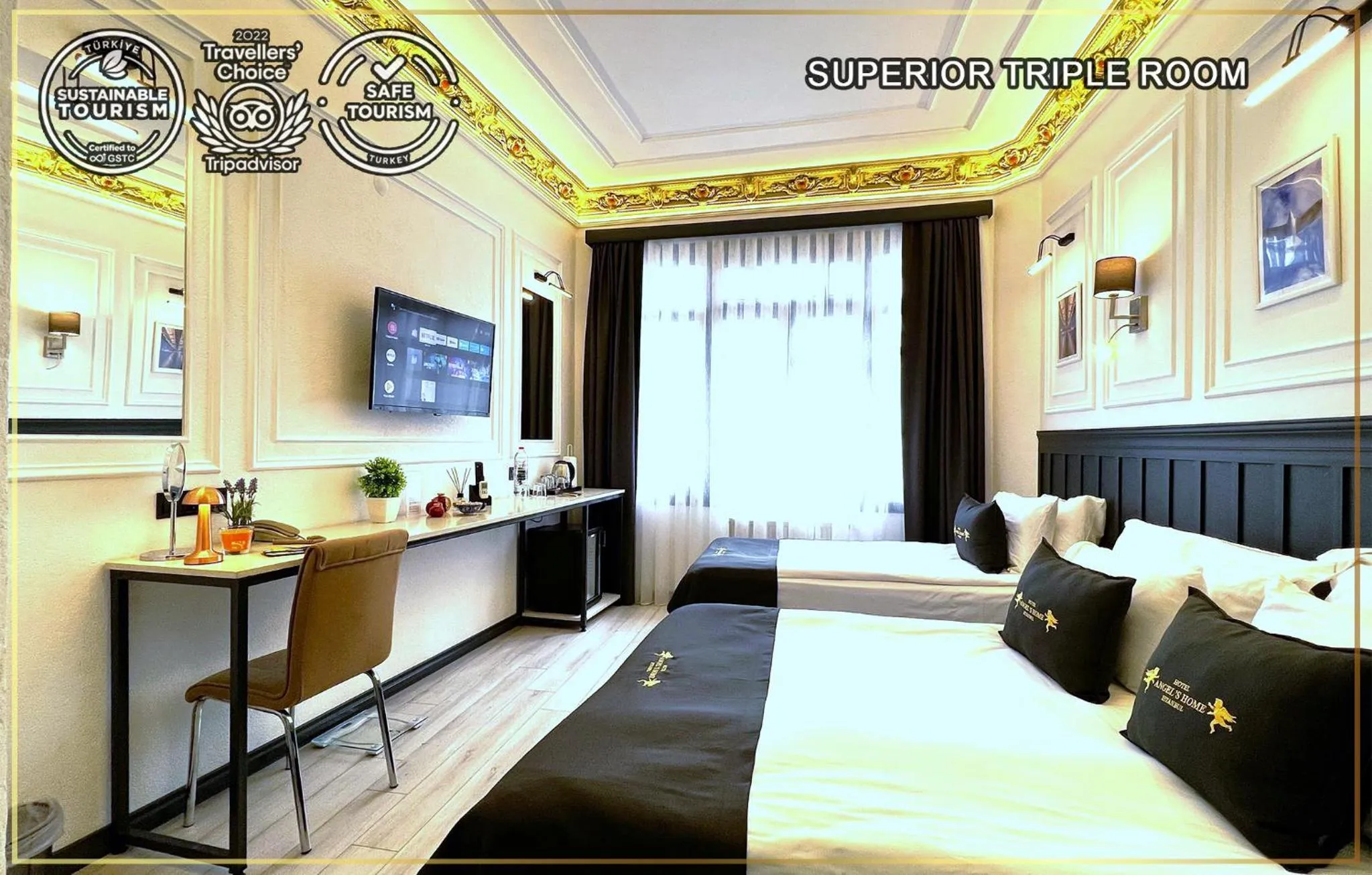 Bed in Angel's Home Hotel - Angel Group Hotels