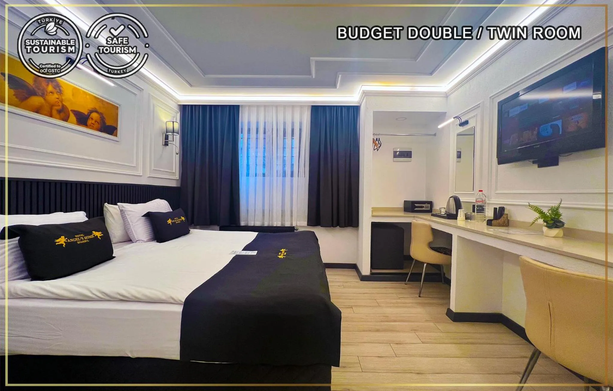 Bed in Angel's Home Hotel - Angel Group Hotels