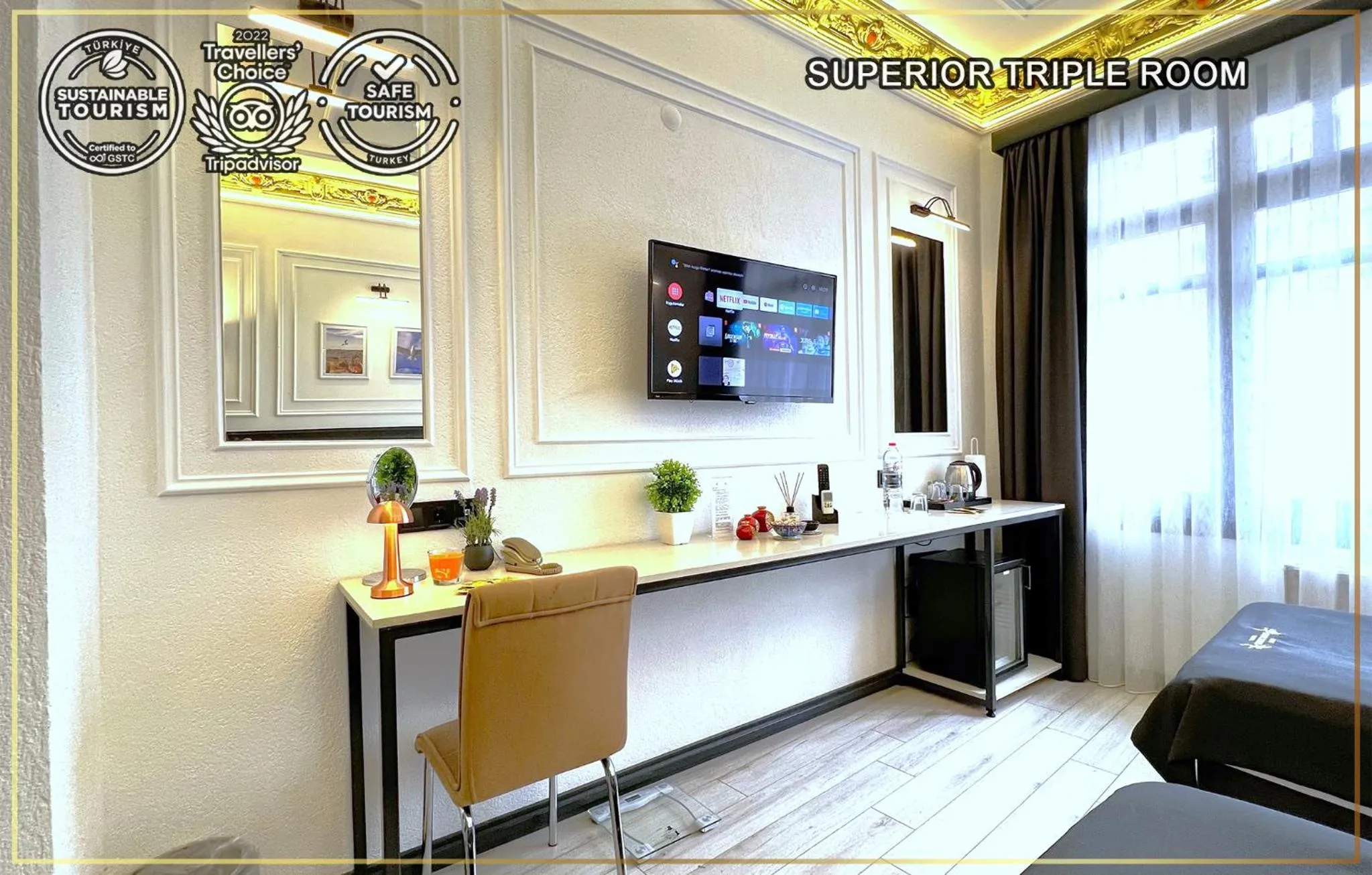 TV and multimedia, Bed in Angel's Home Hotel - Angel Group Hotels