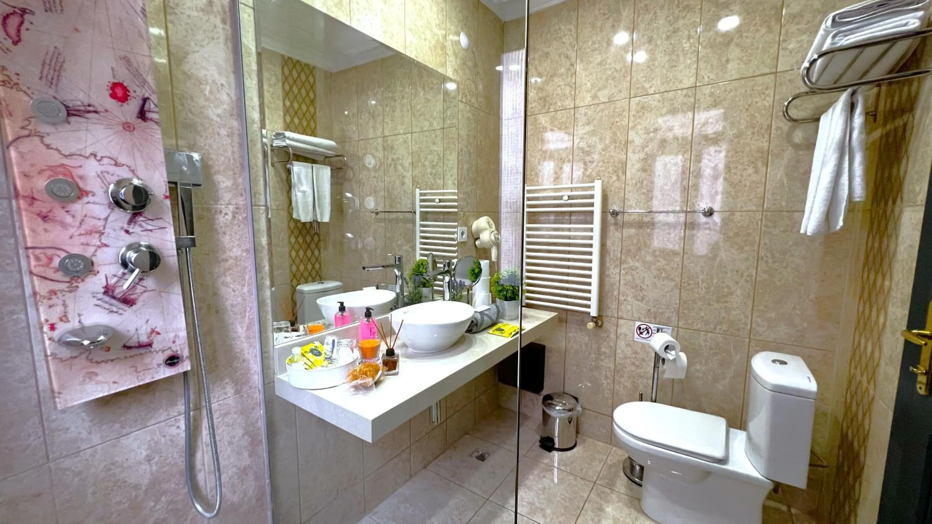 Shower in Angel's Home Hotel - Angel Group Hotels