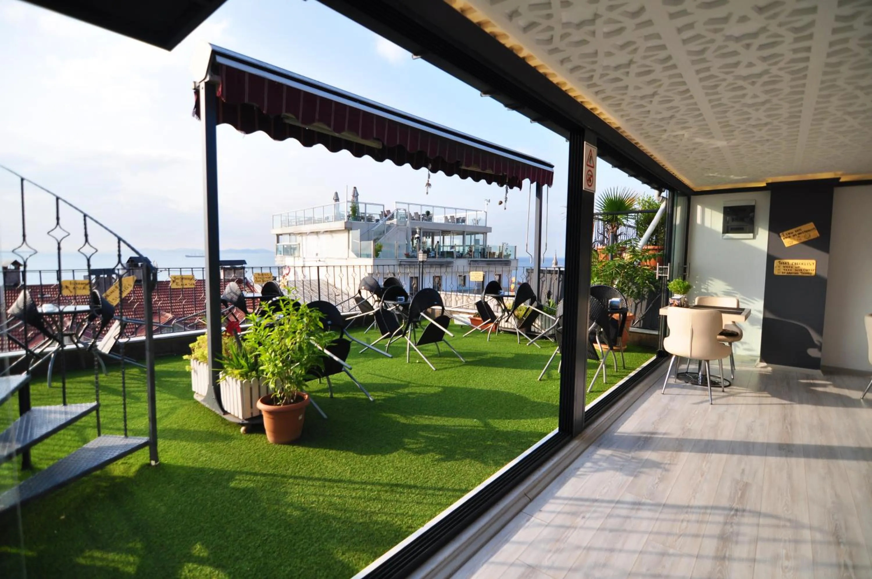 Balcony/Terrace in Angel's Home Hotel - Angel Group Hotels
