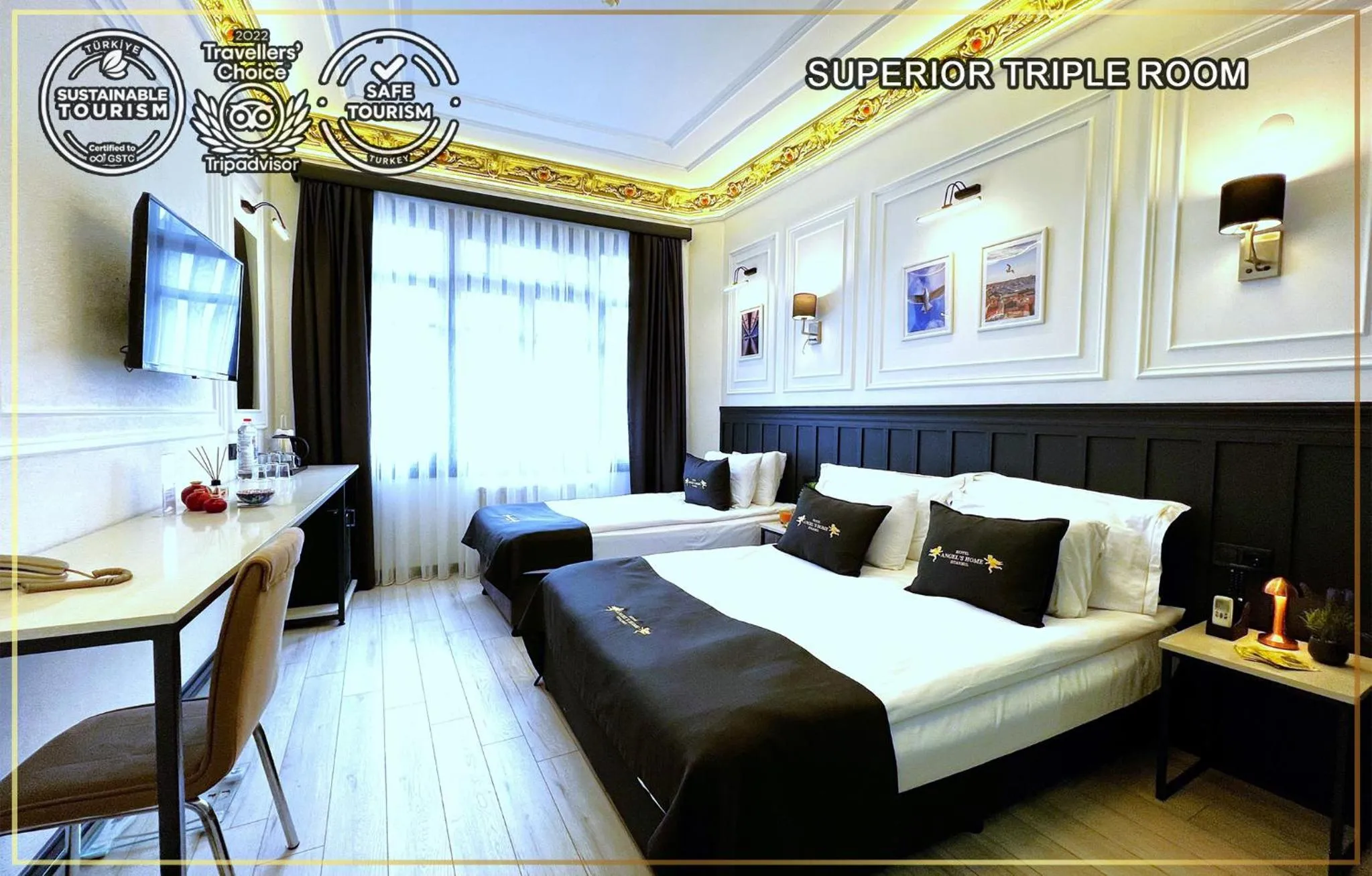 Bed in Angel's Home Hotel - Angel Group Hotels