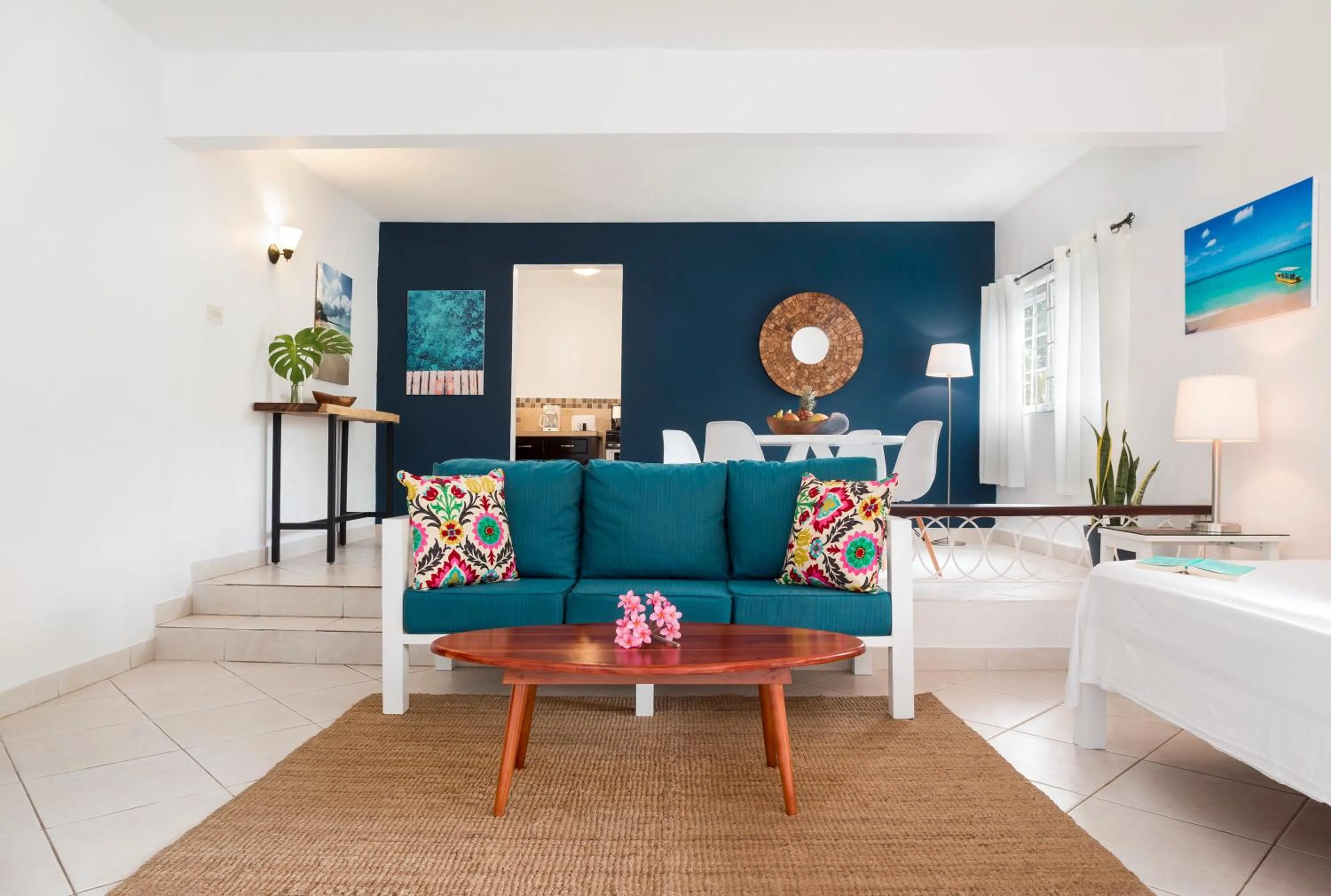 Living room in White Sands Negril