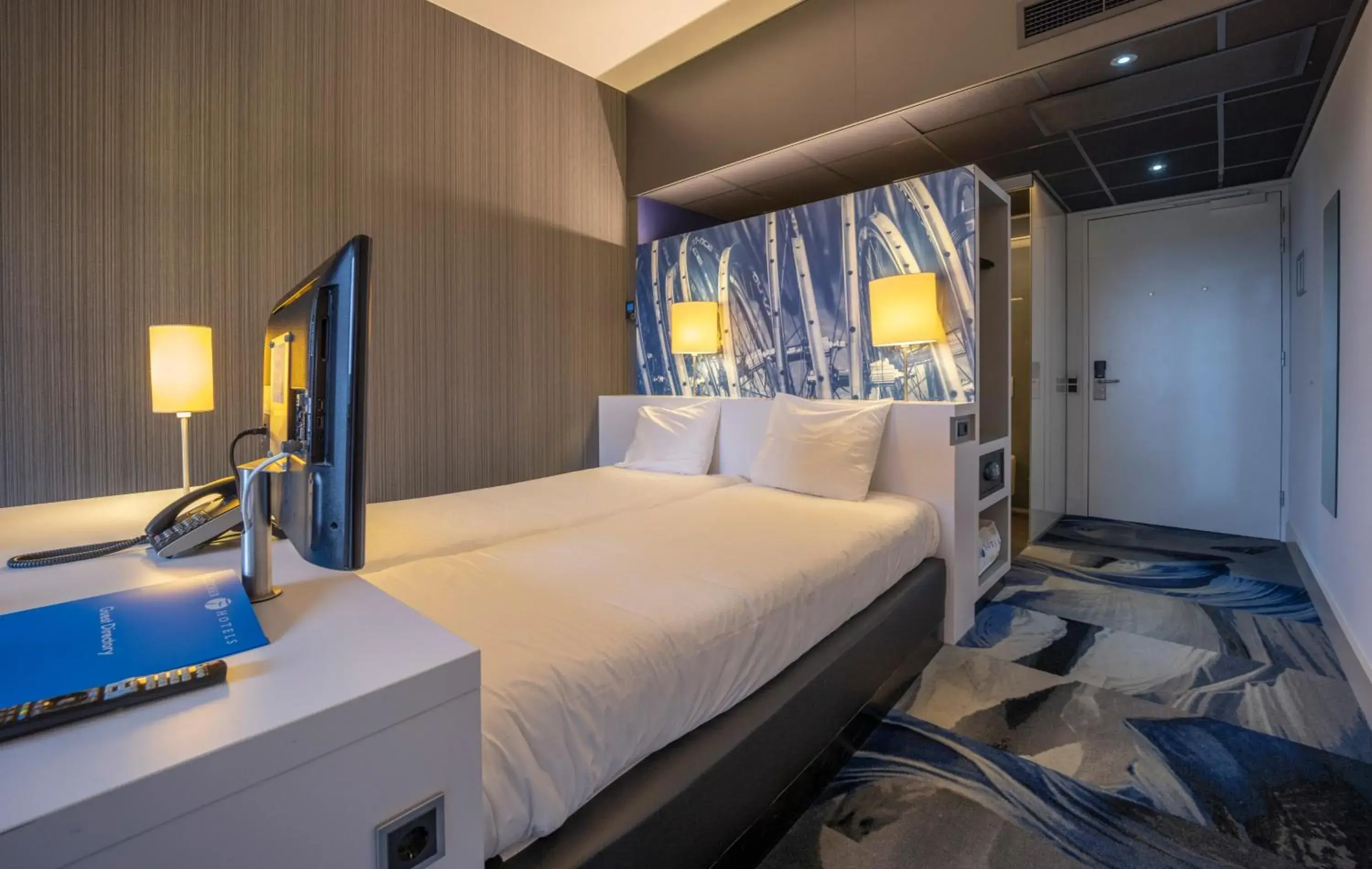 Bedroom, Bed in Fletcher Wellness-Hotel Sittard Bedroom, Bed in Fletcher Wellness-Hotel Sittard