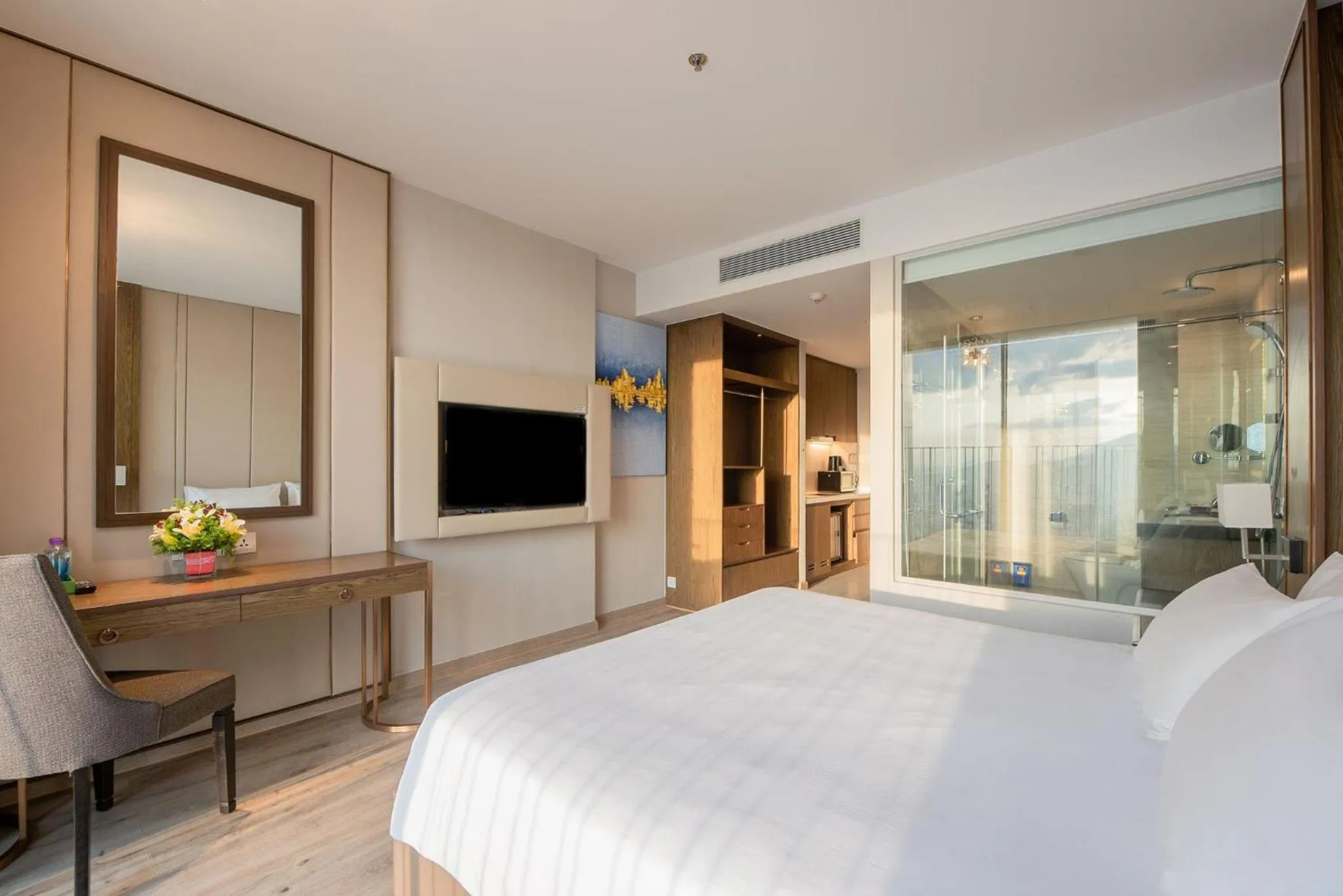 Bedroom, Bed in SeaHaven Panorama Nha Trang Superview Apartments