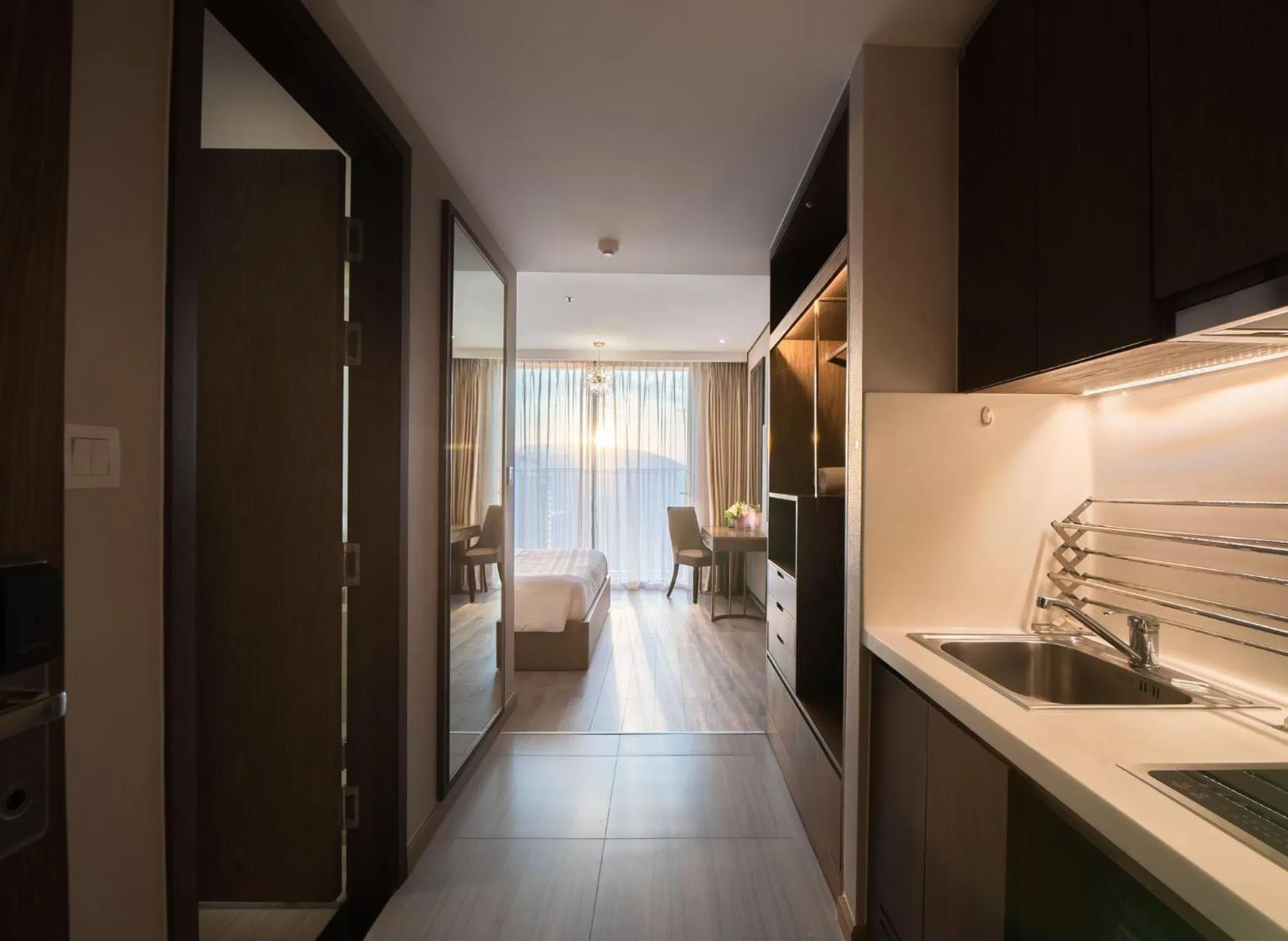 Kitchen or kitchenette in SeaHaven Panorama Nha Trang Superview Apartments