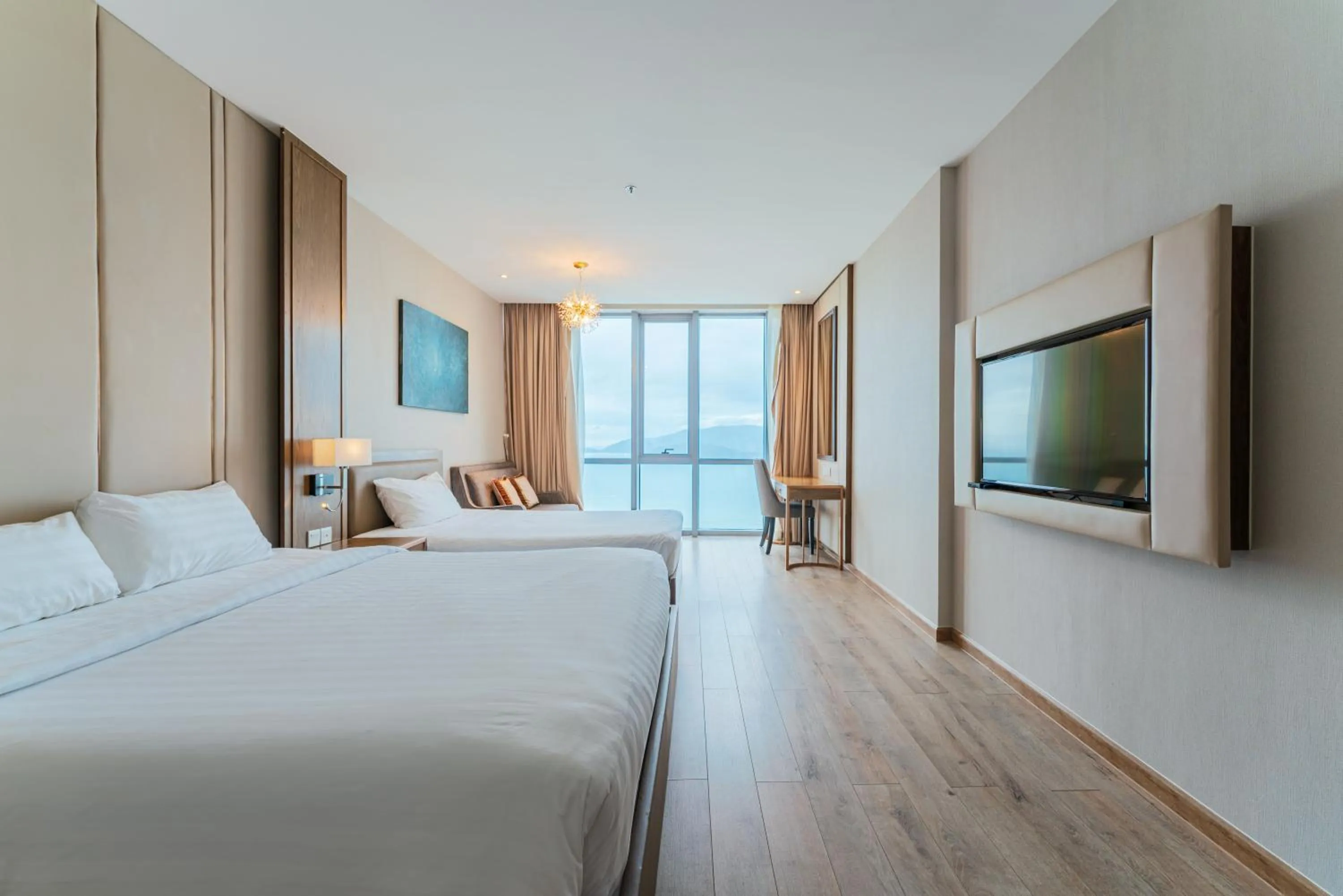 Bed in SeaHaven Panorama Nha Trang Superview Apartments