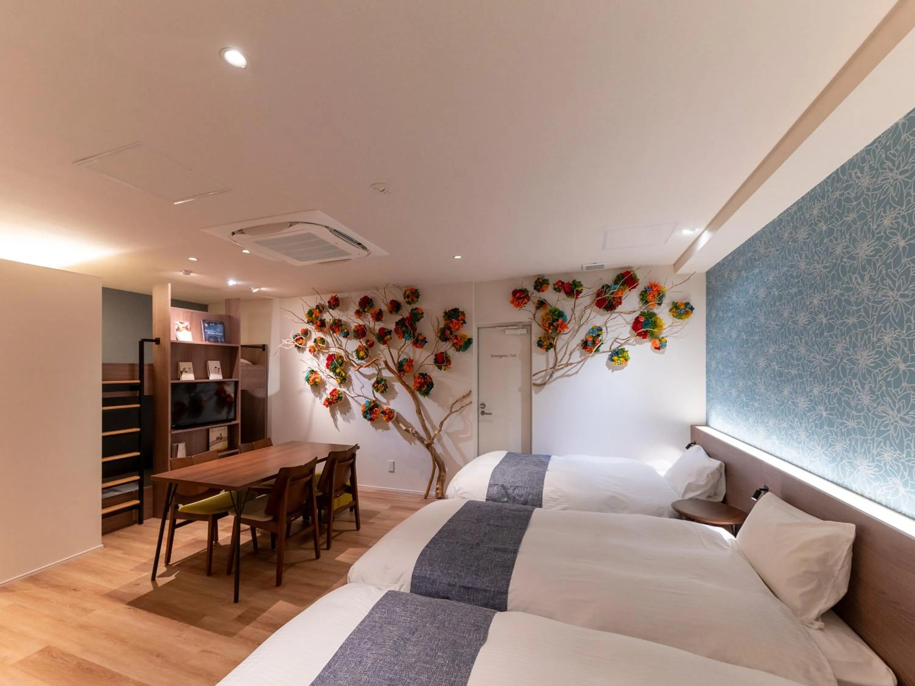 Photo of the whole room, Bed in COCOSHUKU Asakusa Kuramae