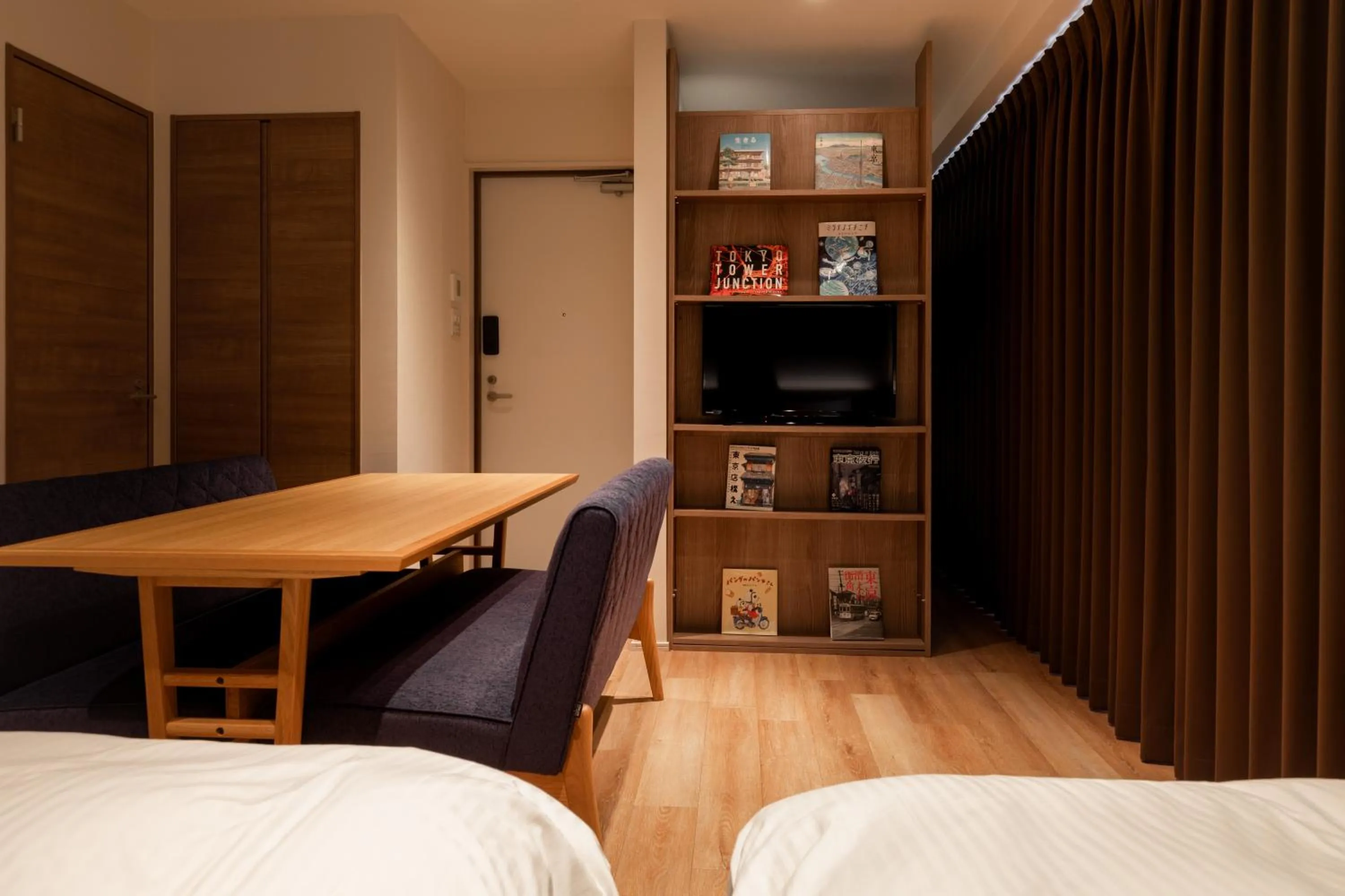 Photo of the whole room, Bed in COCOSHUKU Asakusa Kuramae