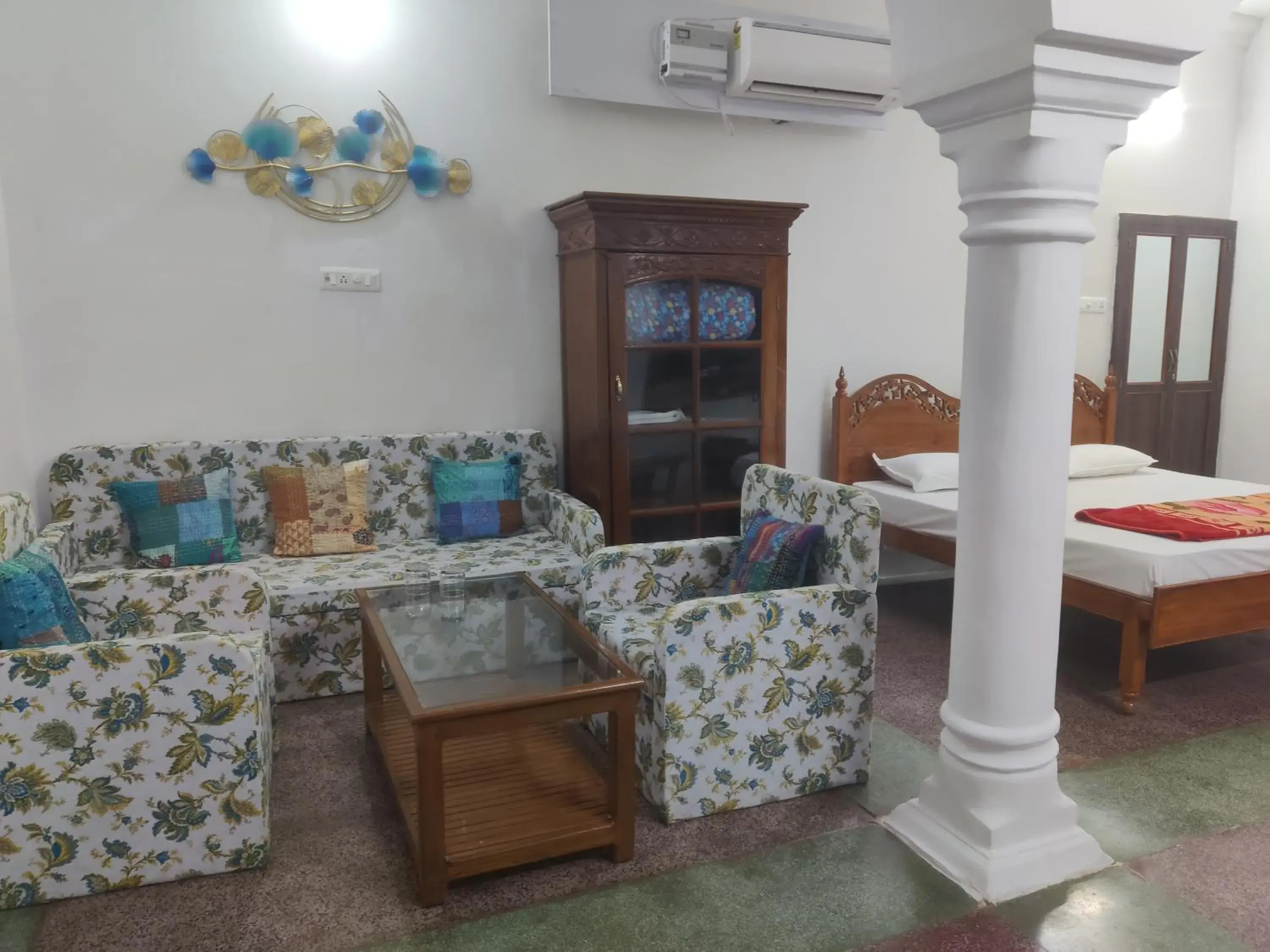 Bed in Hotel Swagatam Bed in Hotel Swagatam