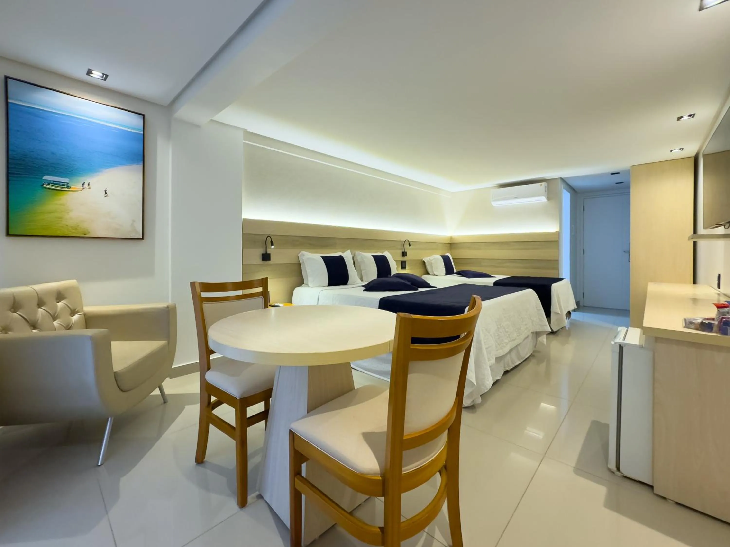 Bed in Laguna Praia Hotel