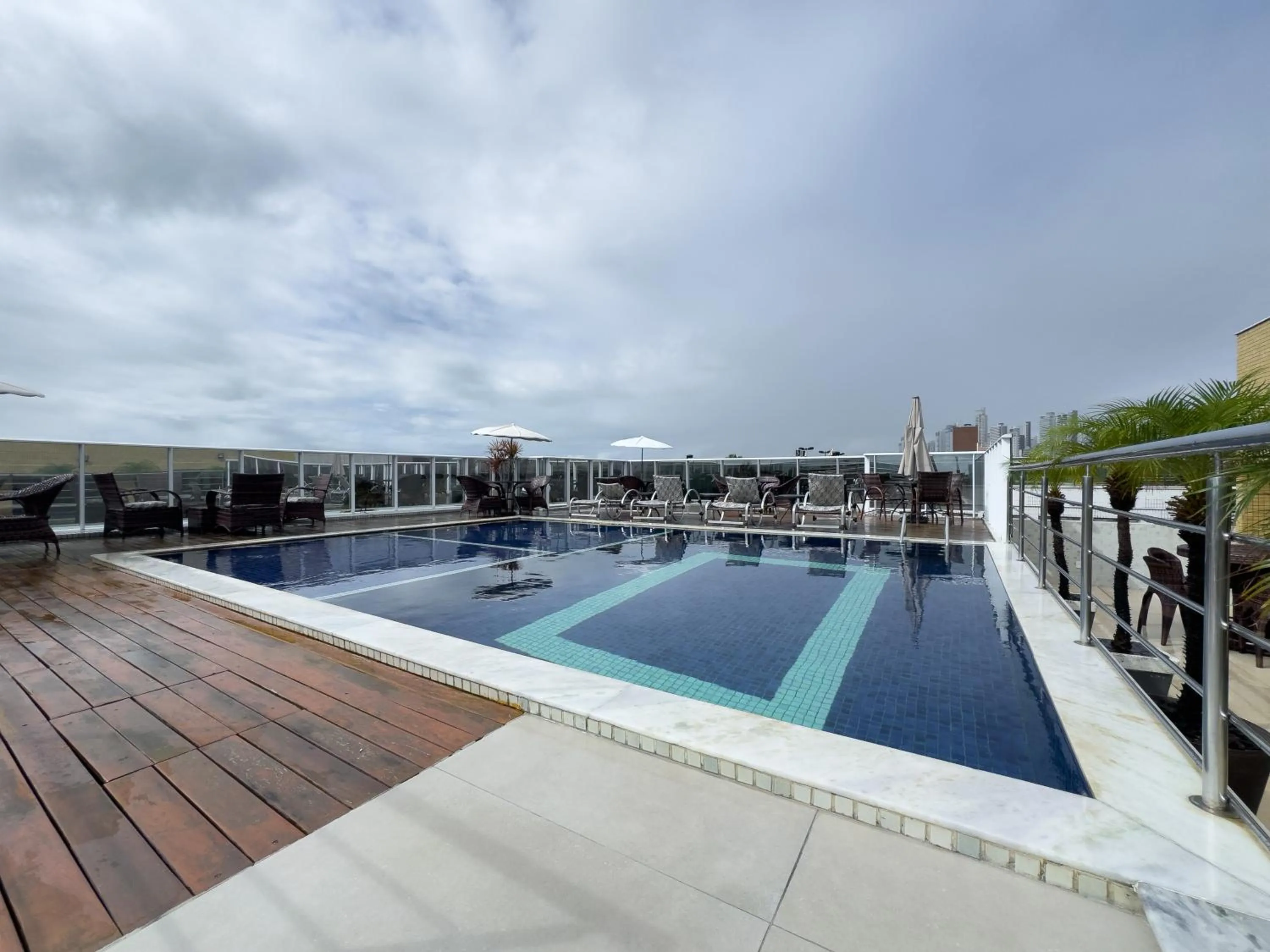 Pool view in Laguna Praia Hotel